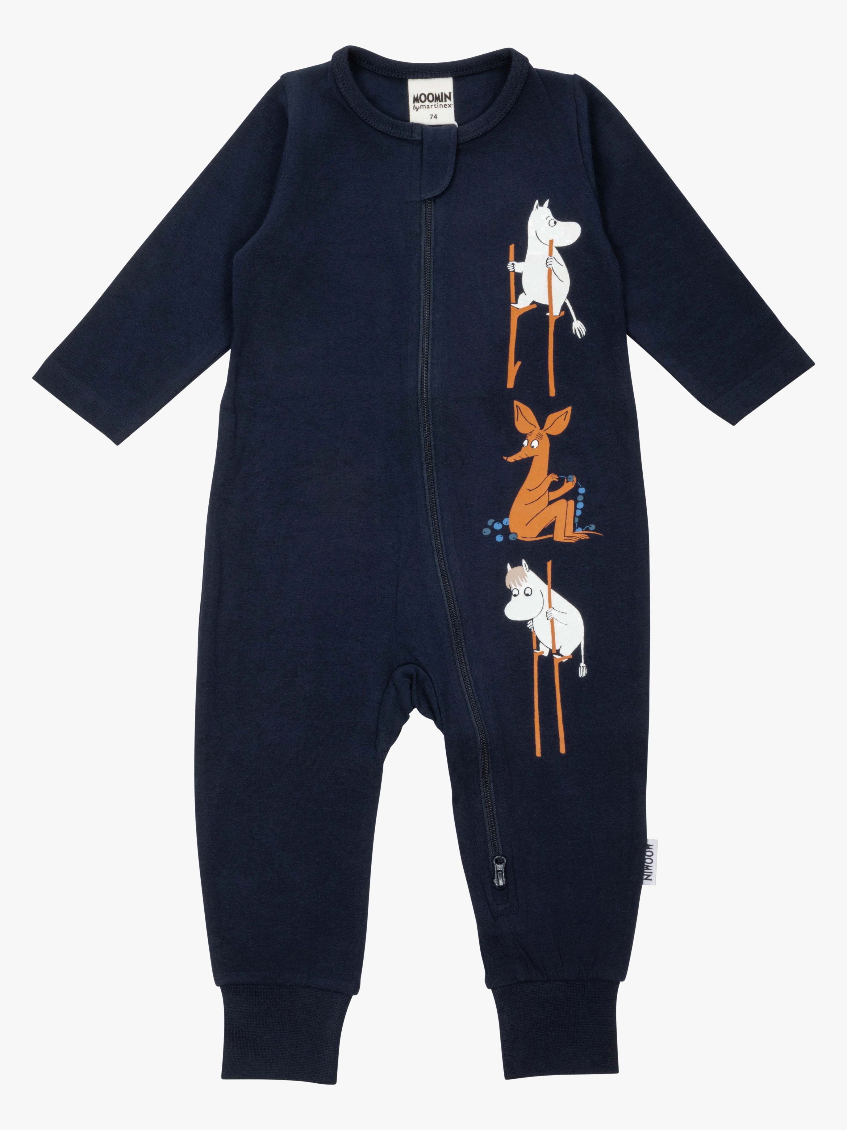 Moomin by Martinex Abenteuer Schlafanzug Baby, Blau, 62