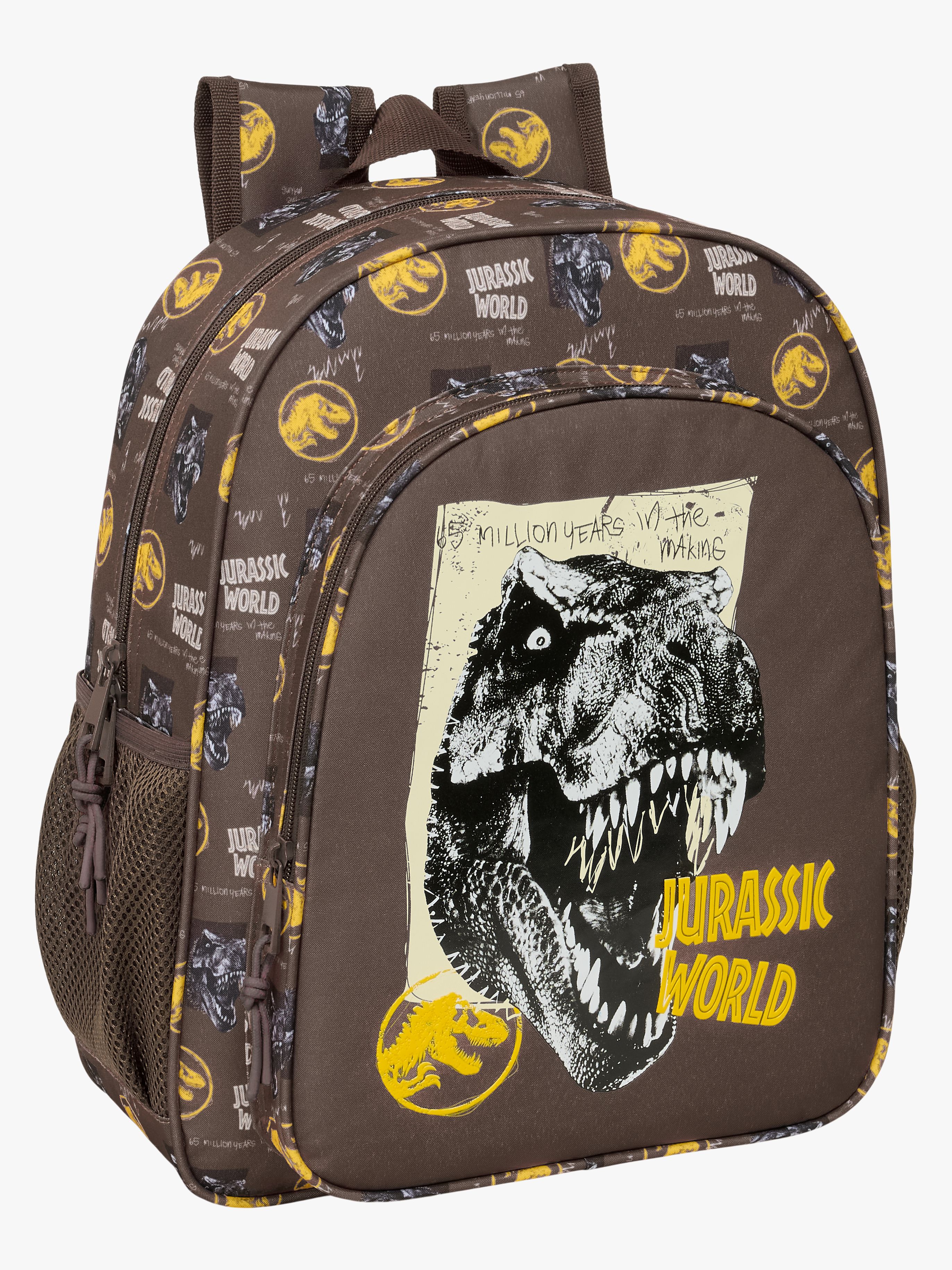 Jurassic World Junior Kinder Rucksack 15L, Braun