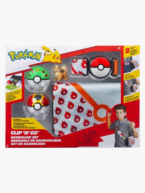 Pokémon Clip 'N' Go Spielset Gürtel & Tasche Fukano