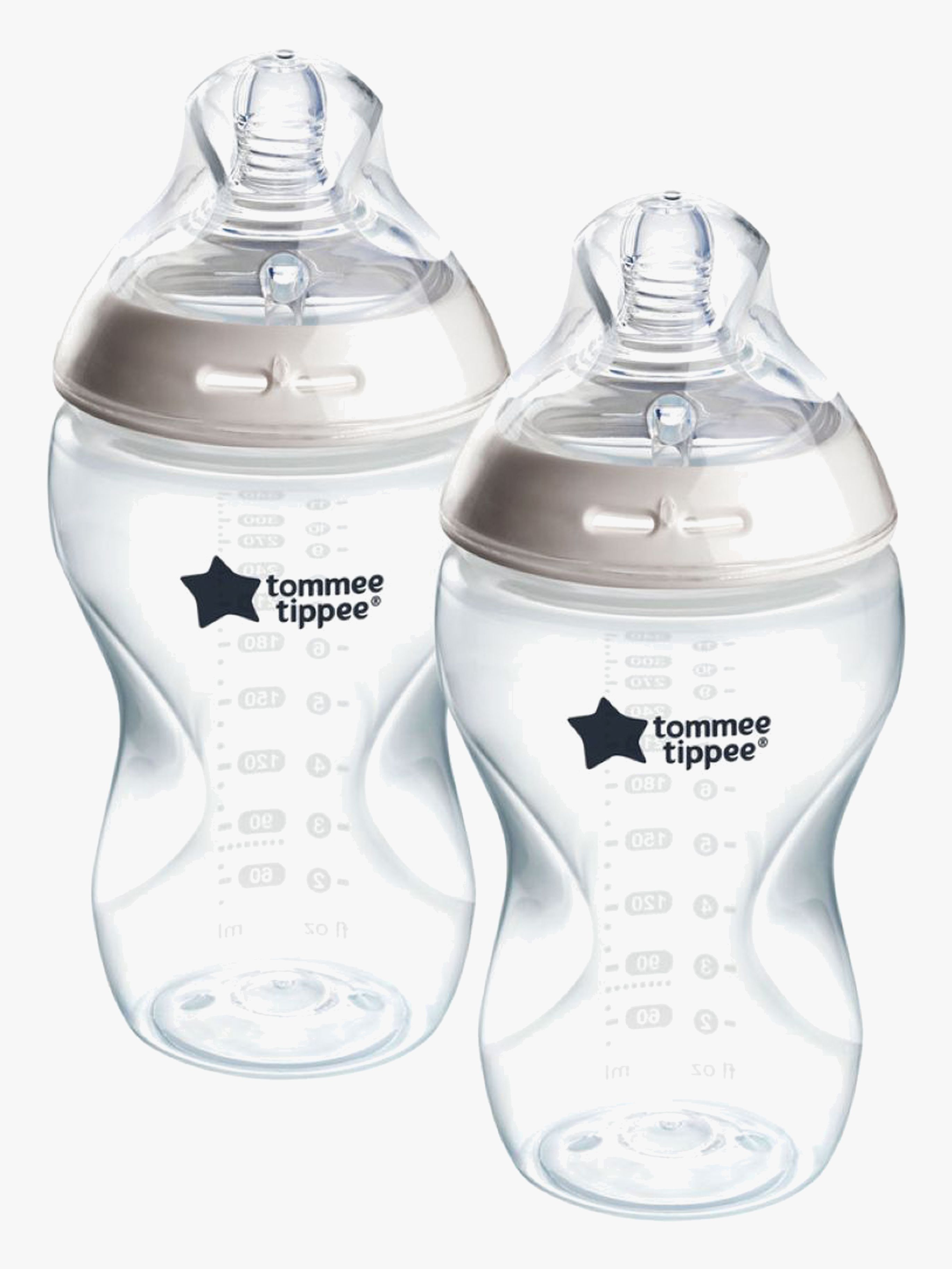 Tommee Tippee Natural Start Babyflaschen 340 ml 2er-Pack, White