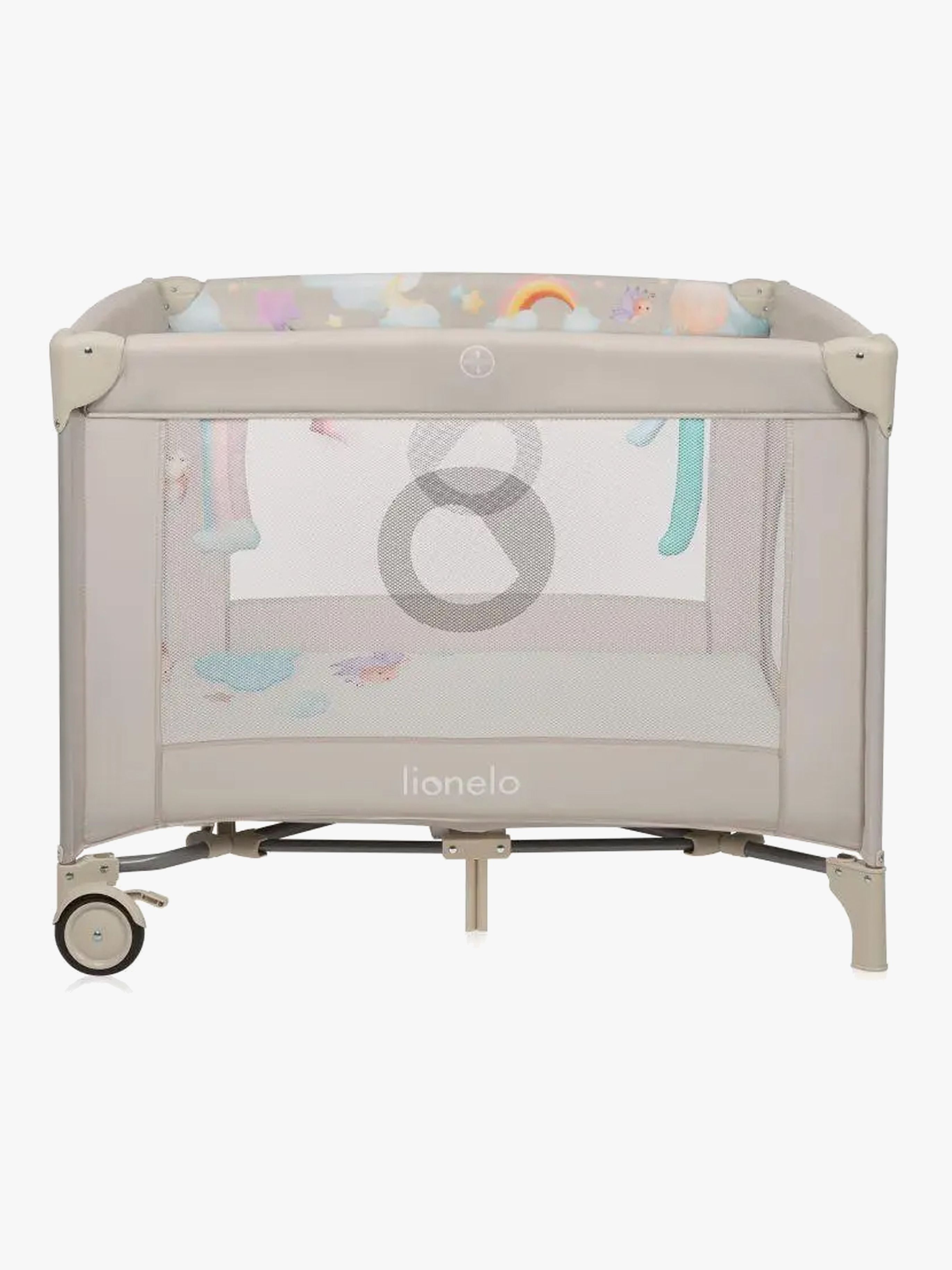 Lionelo MILLE PLUS Laufgitter, Grey Beige