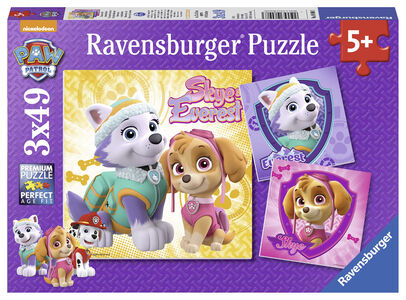 Ravensburger Puzzle Paw Patrol Glamourous Girls 3x49 Teile