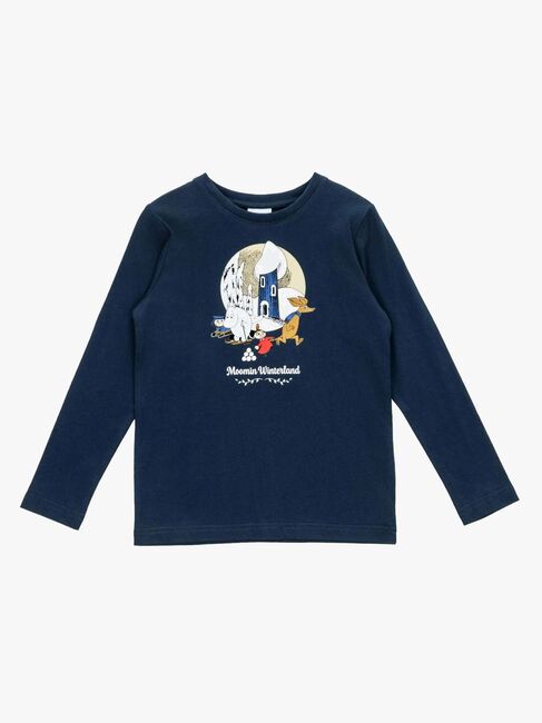 Moomin By Martinex Winterland Pullover, Dark Blue 72589834-DarkBlue-1616_1.jpg