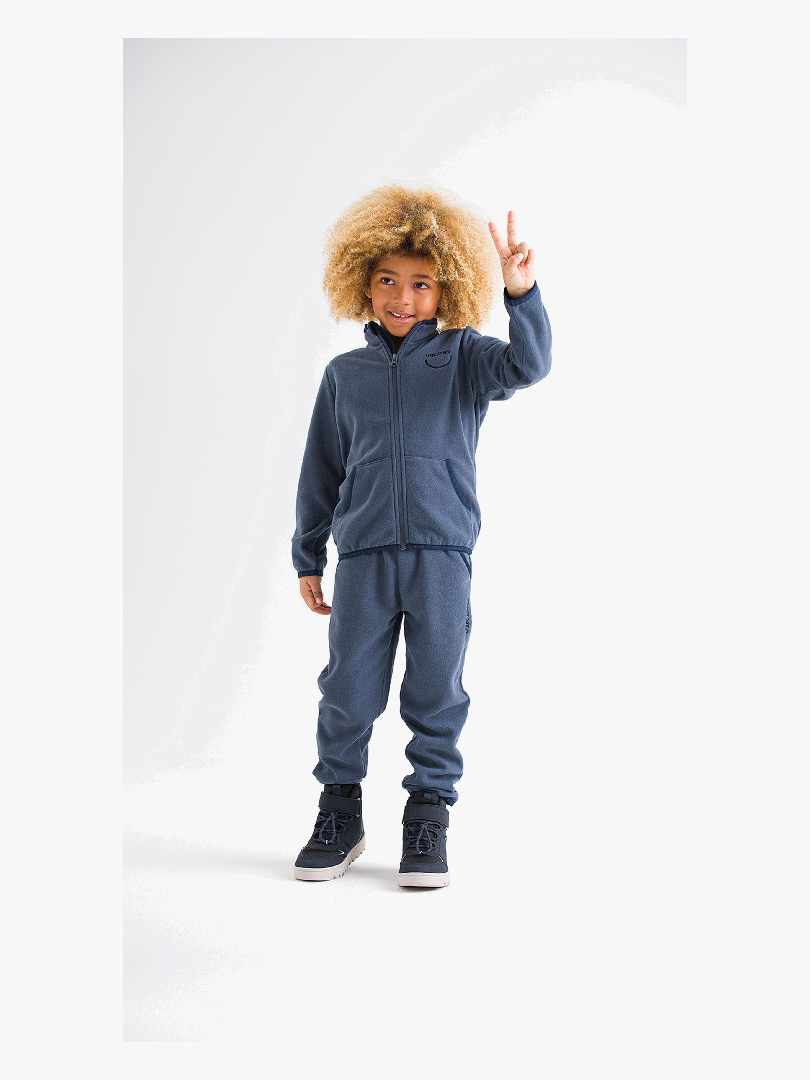 Playtime Fleecejacke, Denim / Navy, 116