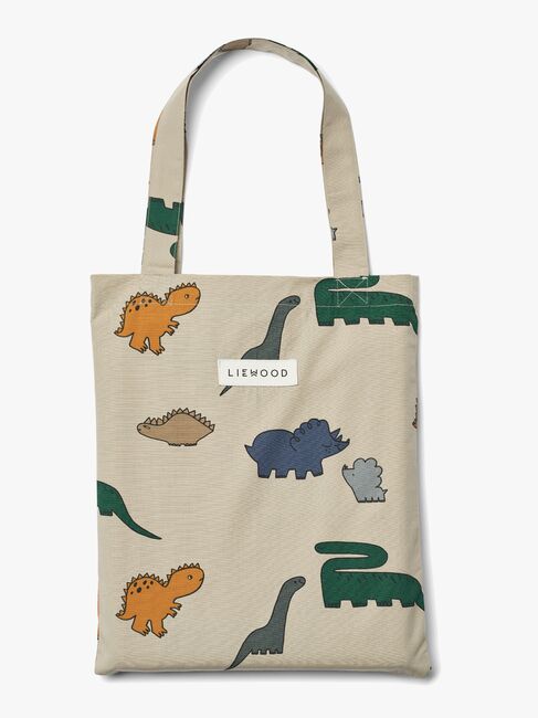 LIEWOOD Ingeborg Bettwäsche 100x135 Babybett, Dinosaurs/Mist