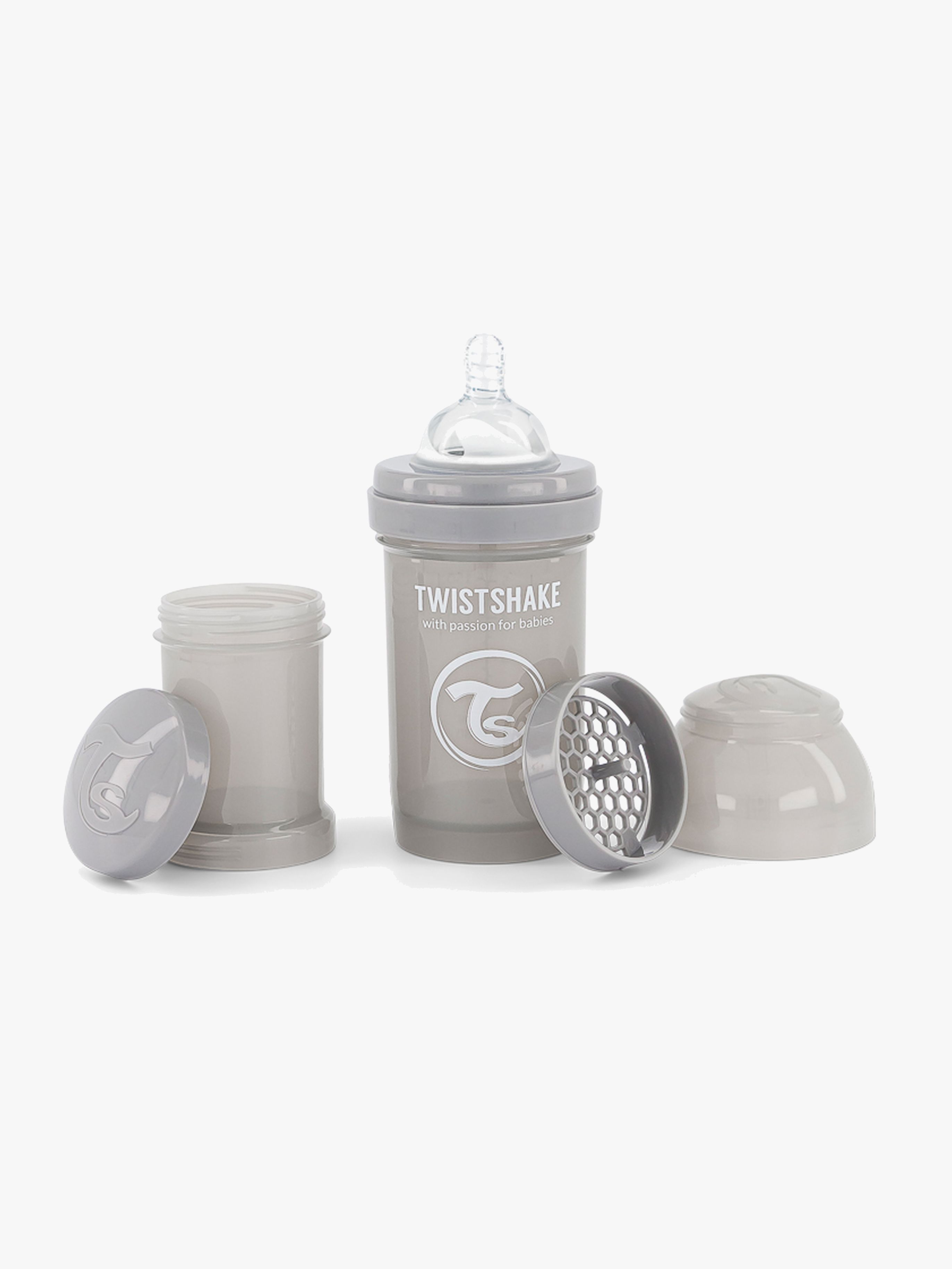 TS Babyflasche Anti-Kolik 180ml, Grau