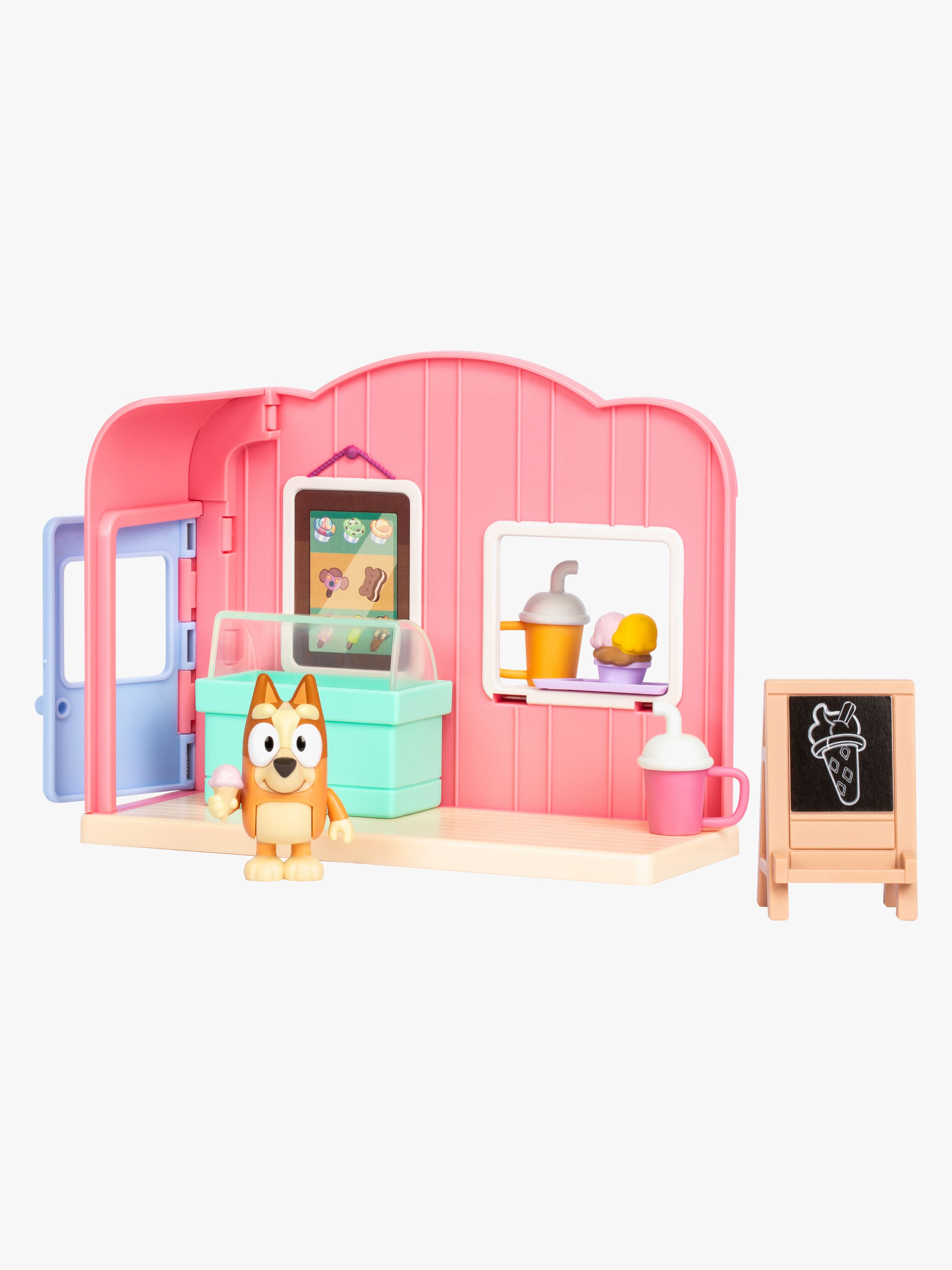 Bluey Spielset Eisdiele mit Figur