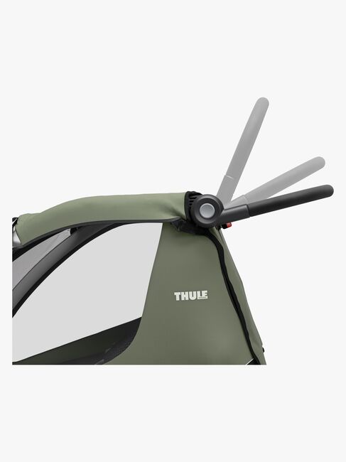 Thule Courier Fahrradanhänger, Vintage Green