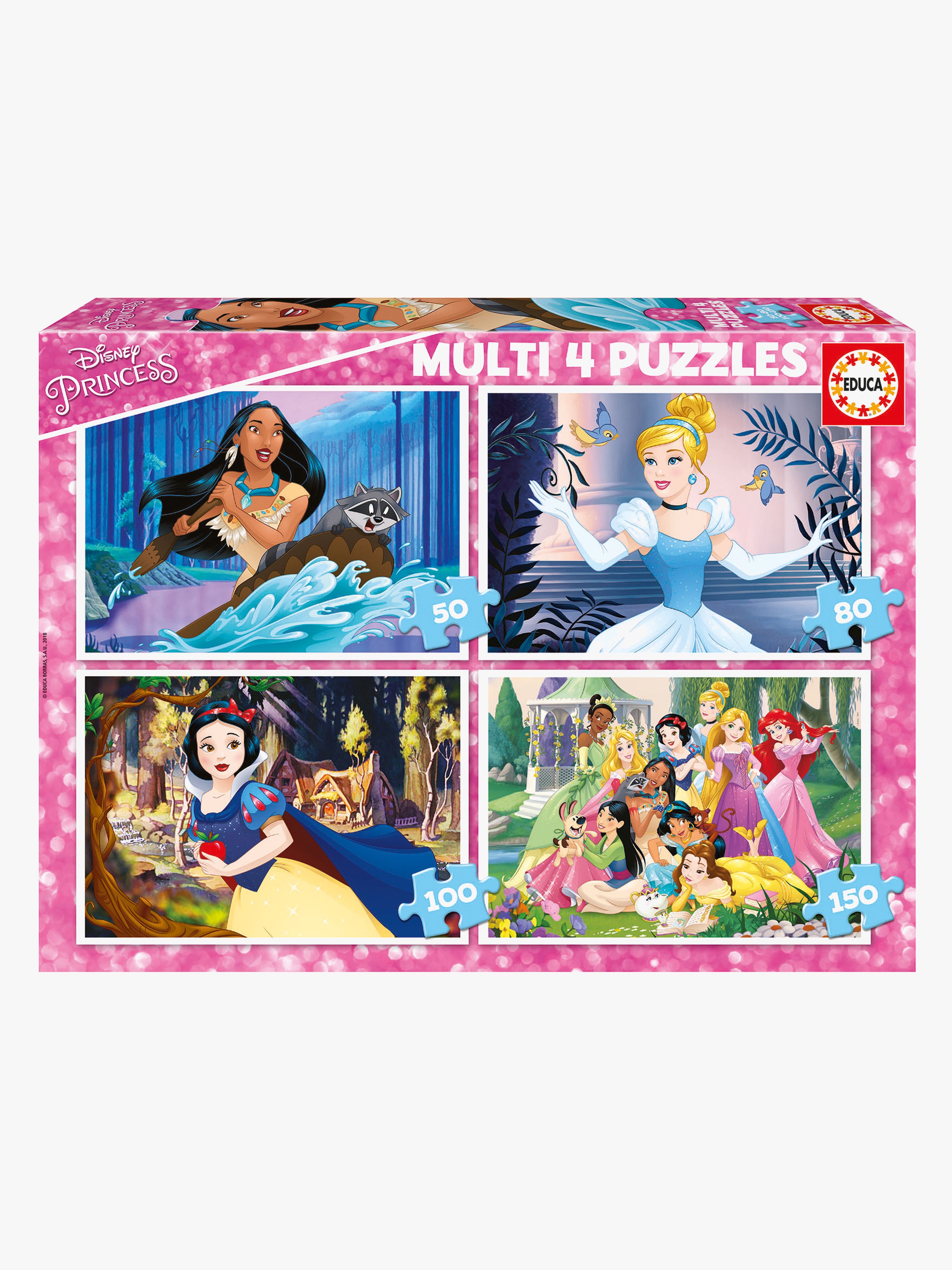 Educa Disney Princess Puzzles 4-in-1