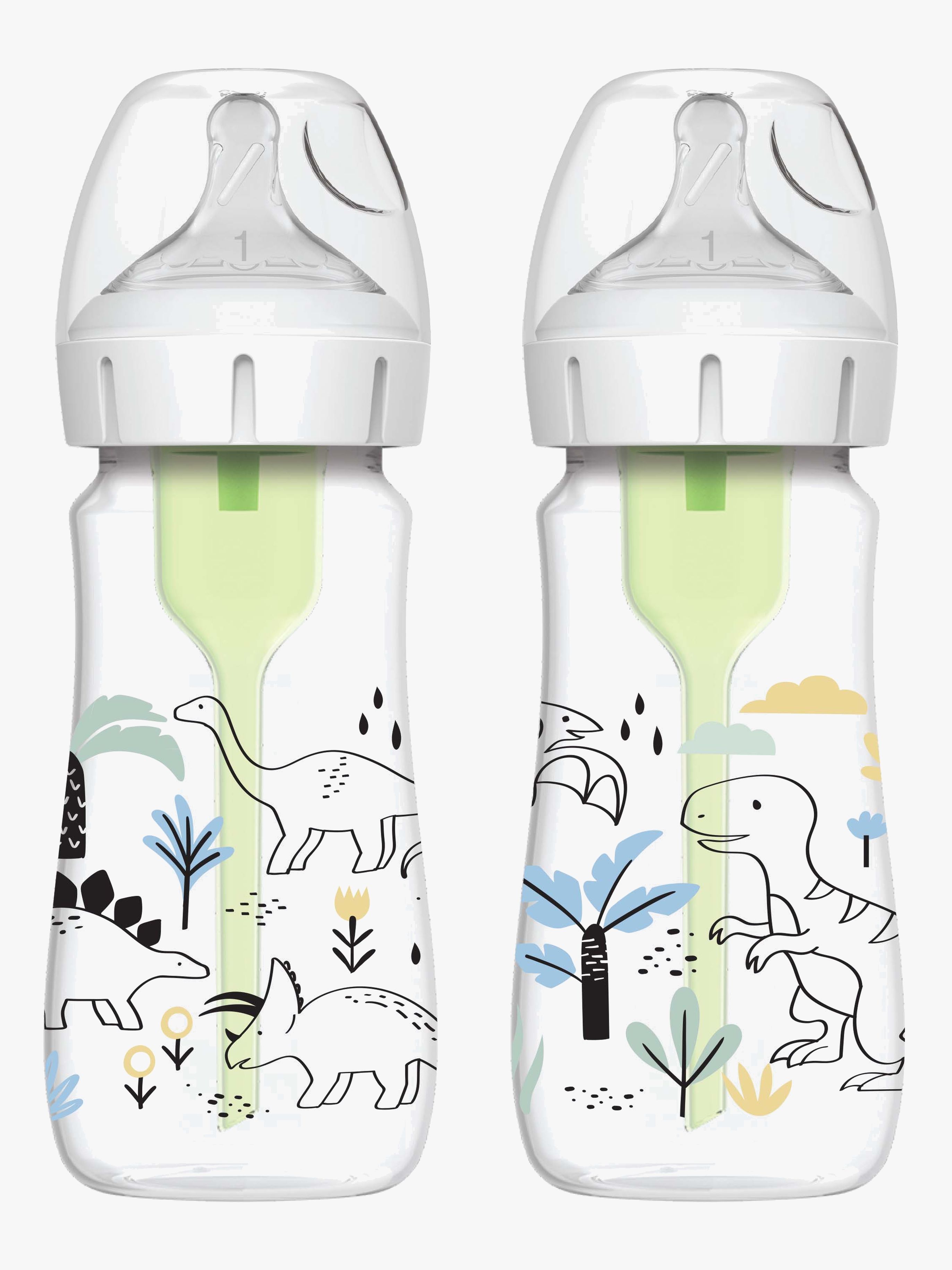 WideNeck Options+ Fläschchen 270 ml 2er-Pack, Weiß