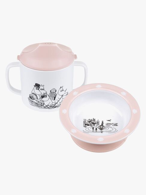 Mumin Wasser & Bad Geschirr-Set 2 Teile, Rosa