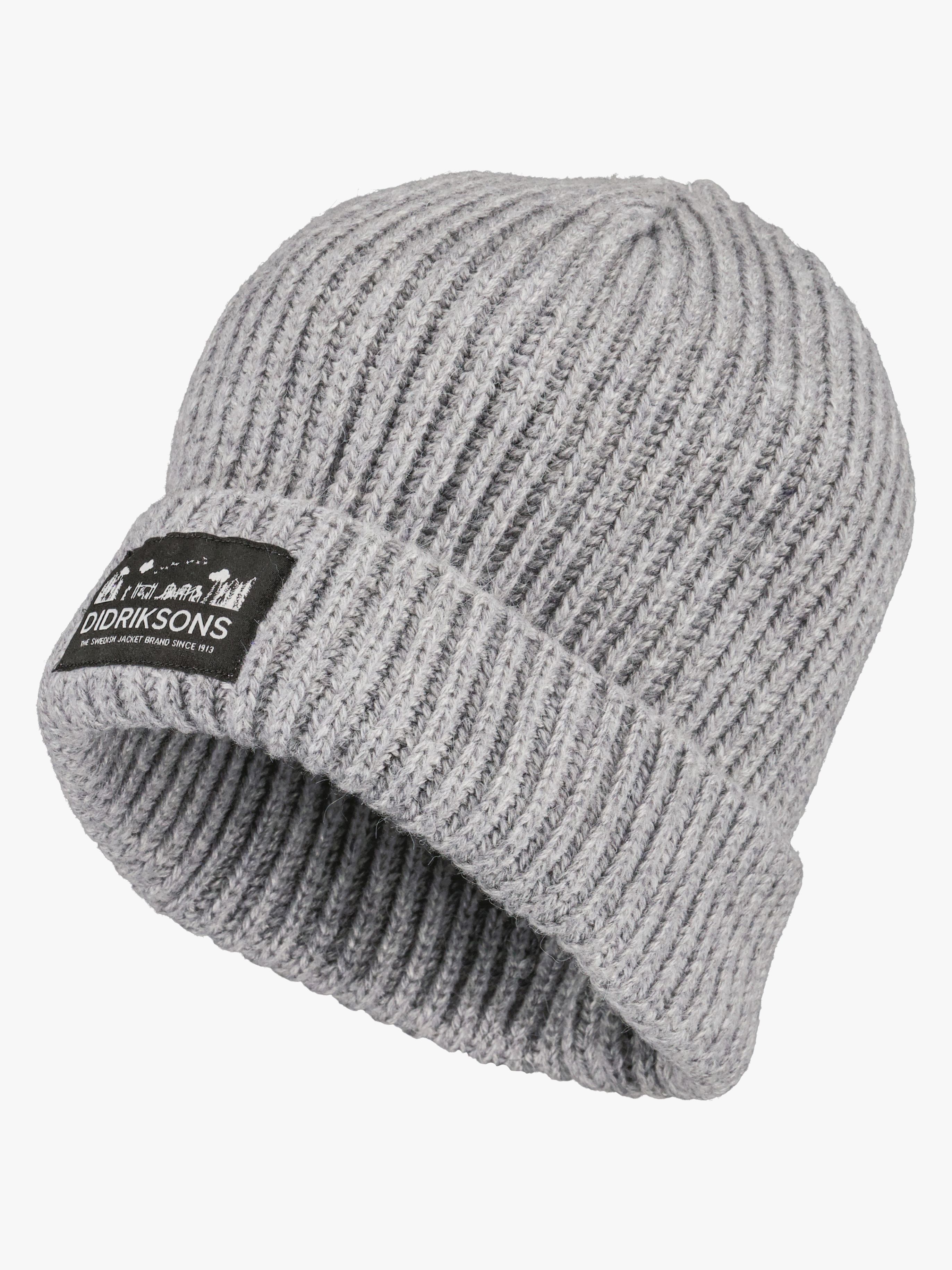 Didriksons Bus Mütze, Grey Melange, 48/50