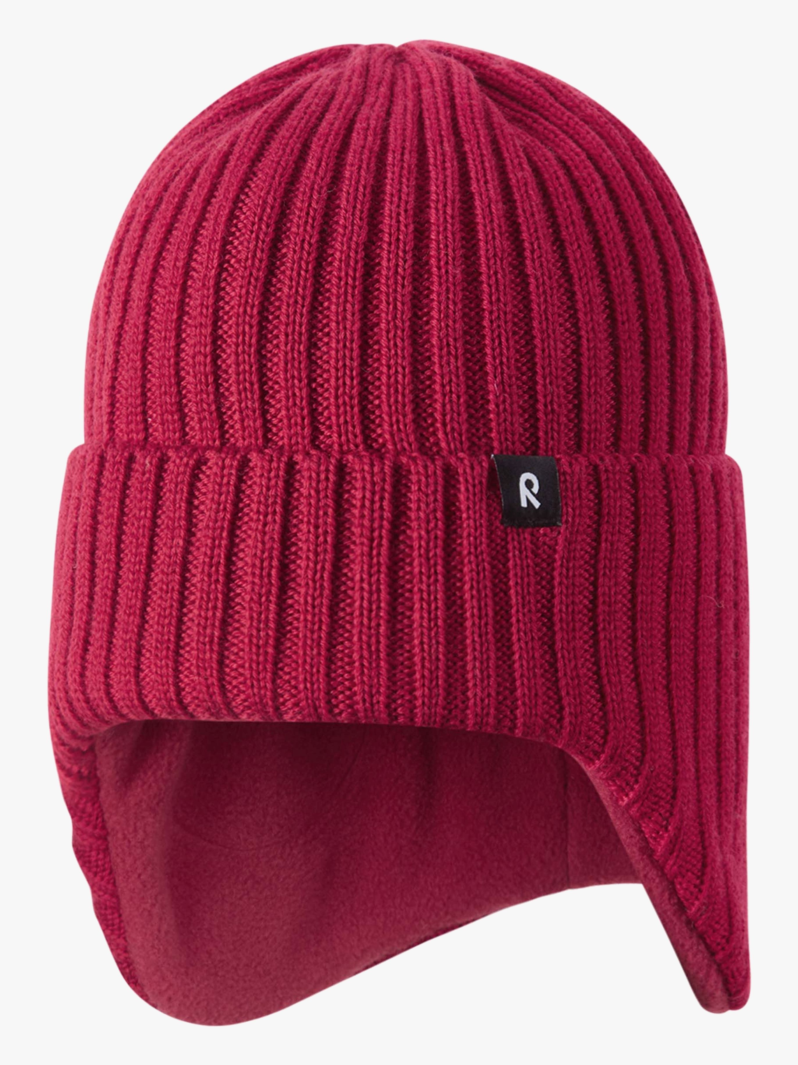 Reima Mystinen Mütze Merinowolle, Cranberry, 54