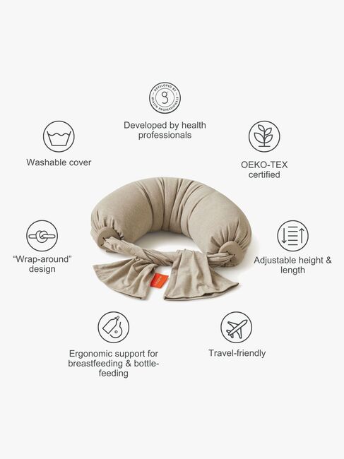 bbhugme Stillkissen, Seashell Beige