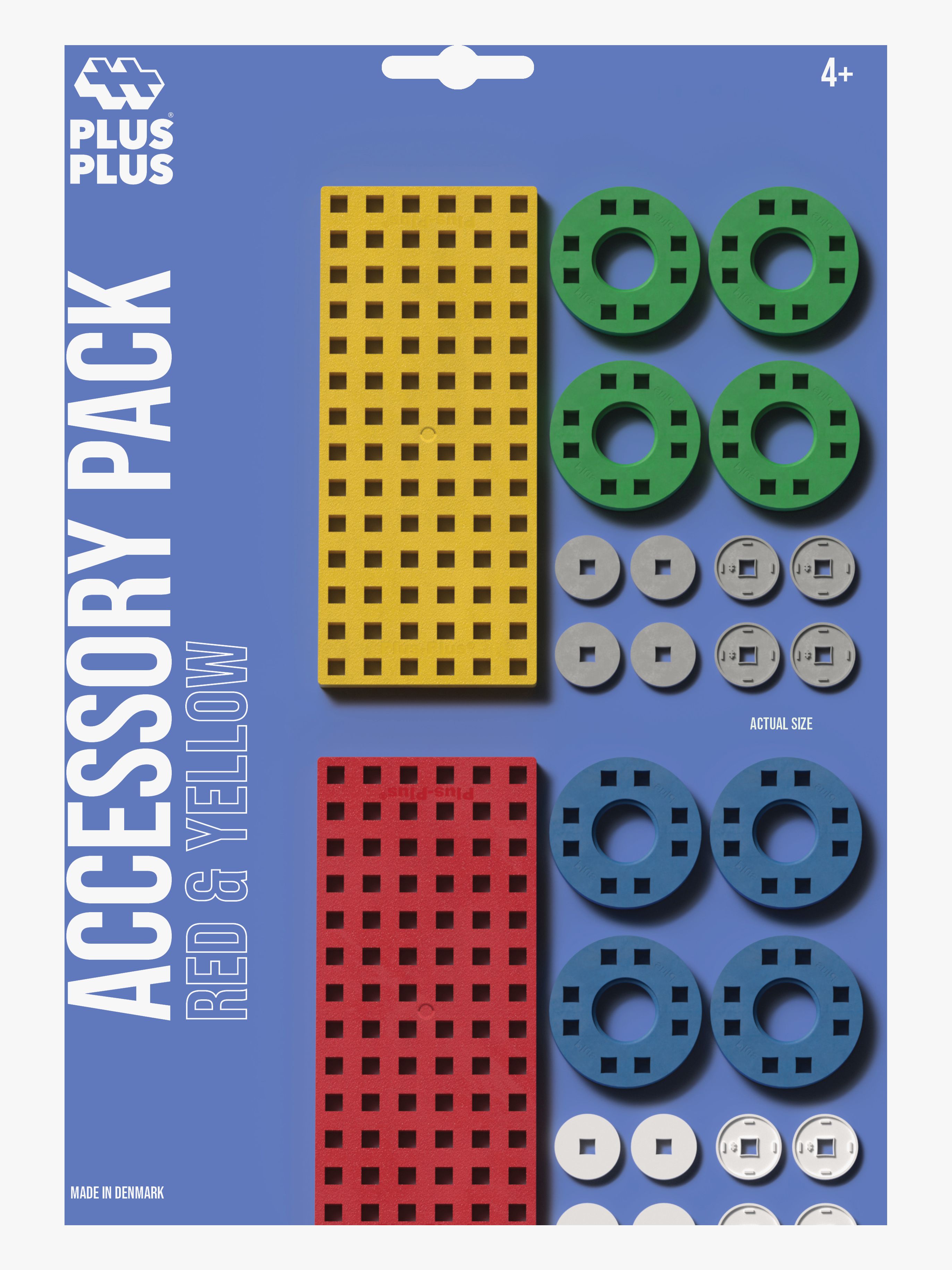 Plus-Plus Red and Yellow Zubehörpaket 30 Teile