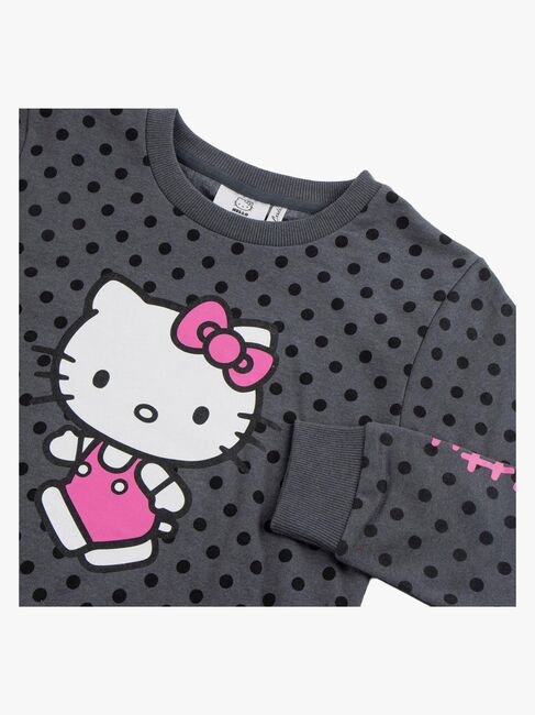 Hello Kitty Pullover, Dunkelgrau