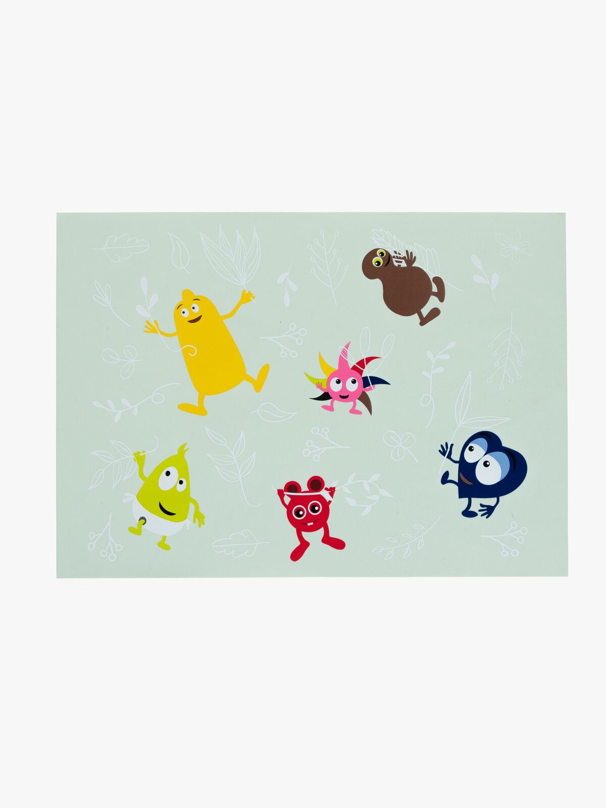 Babblarna Tischset Silikon, Blau