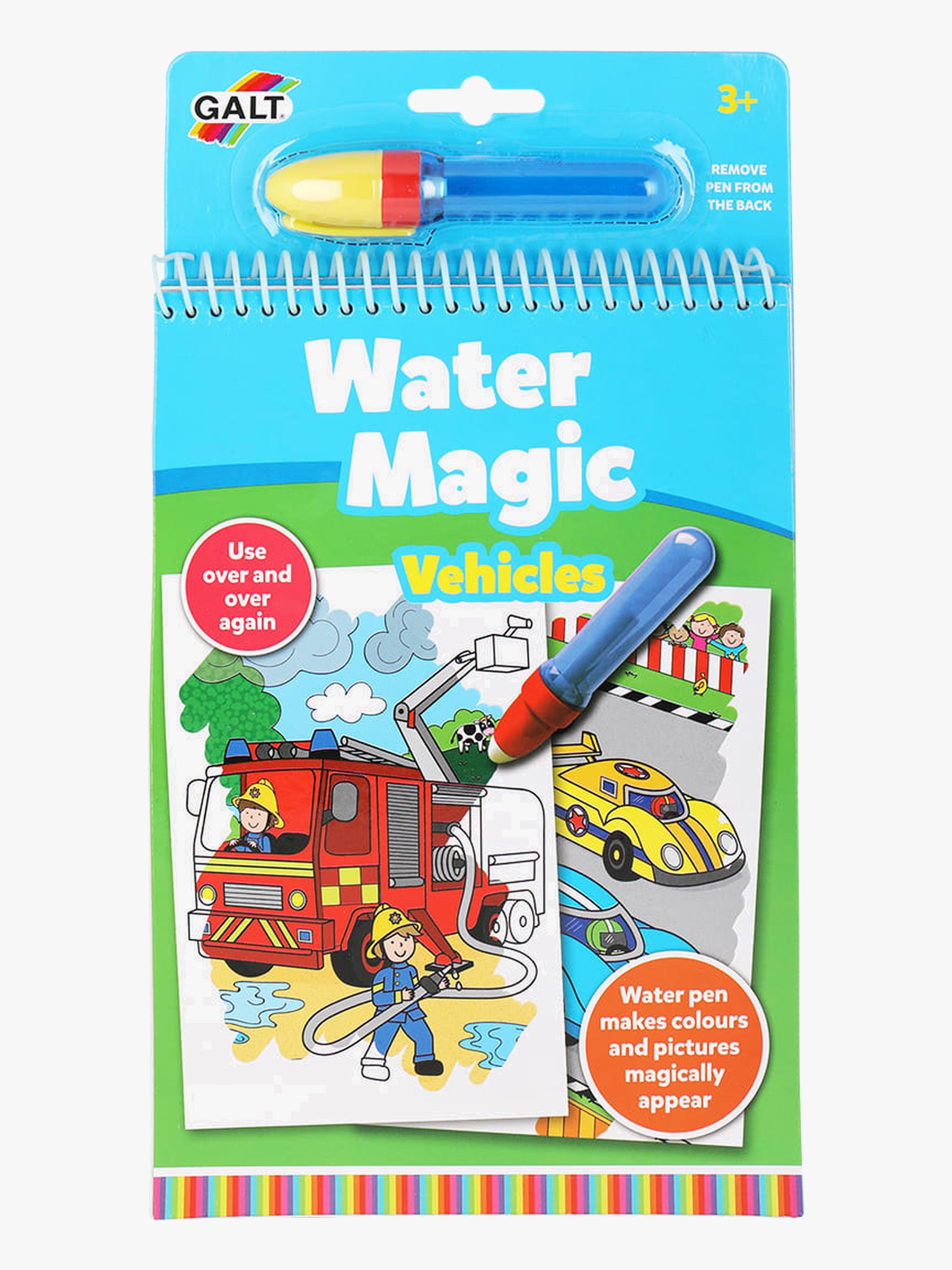 Malbuch Water Magic Fahrzeuge
