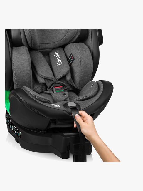 Lionelo Harmony i-Size Kindersitz, Grey Graphite Leather