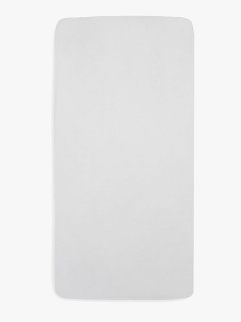 Jollein Spannbettlaken Baumwollstretch 60x120 cm, Weiß