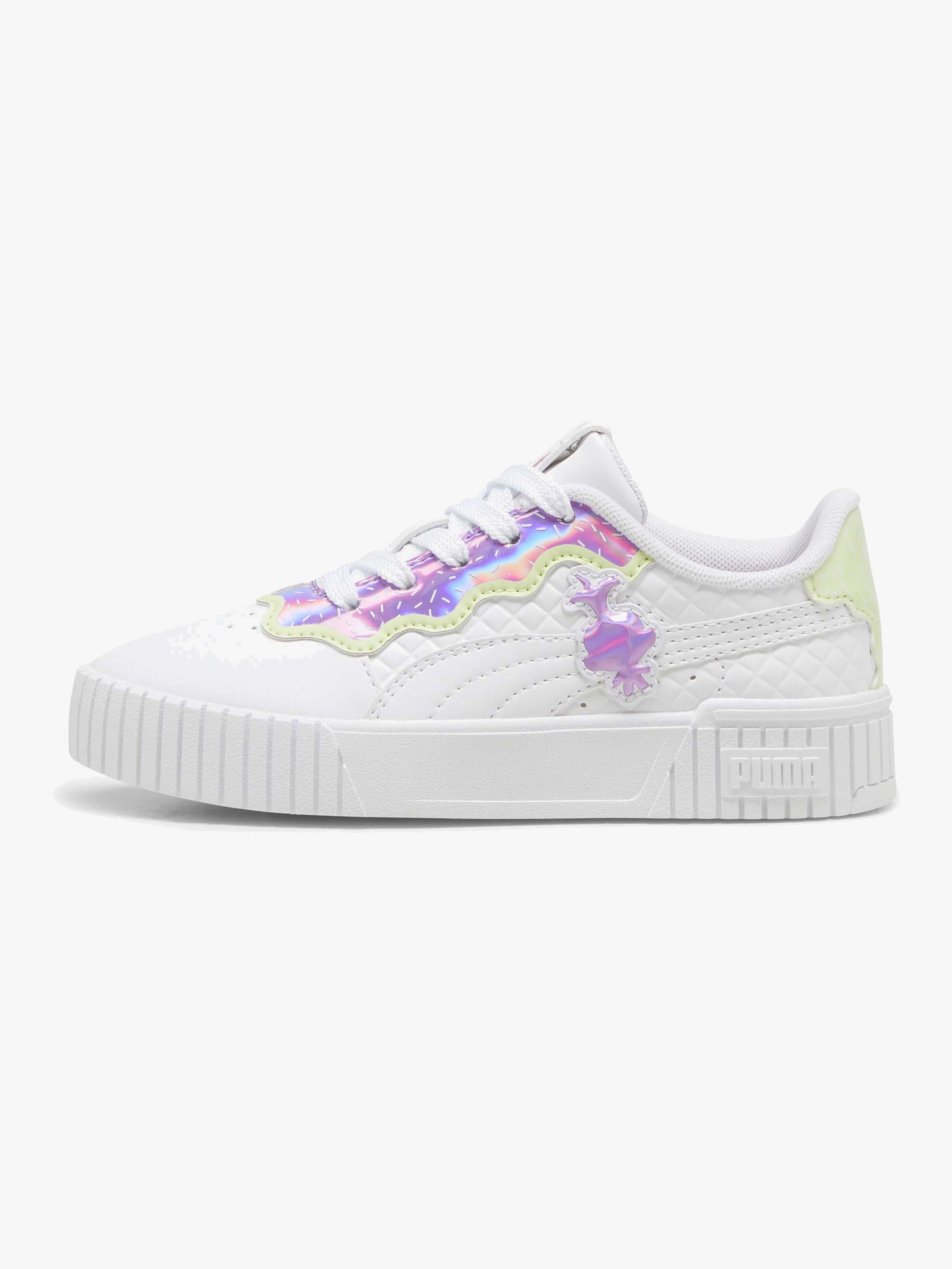 Puma Carina 2.0 Trolls 2 PS Kinder Sneaker, Weiß, 31, Kinderschuhe