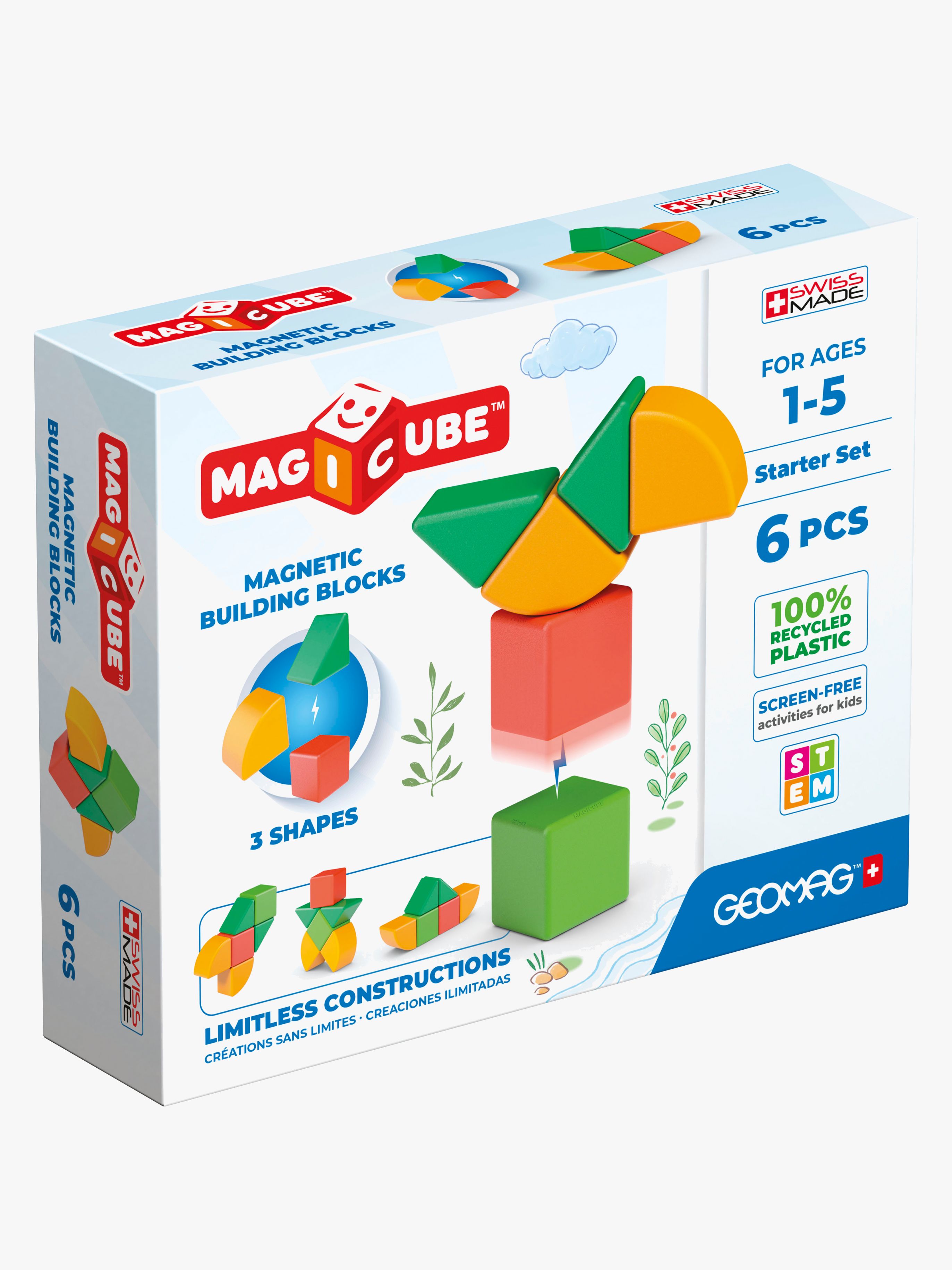 Geomag Magicube Starter-Set Baukasten 6 Teile