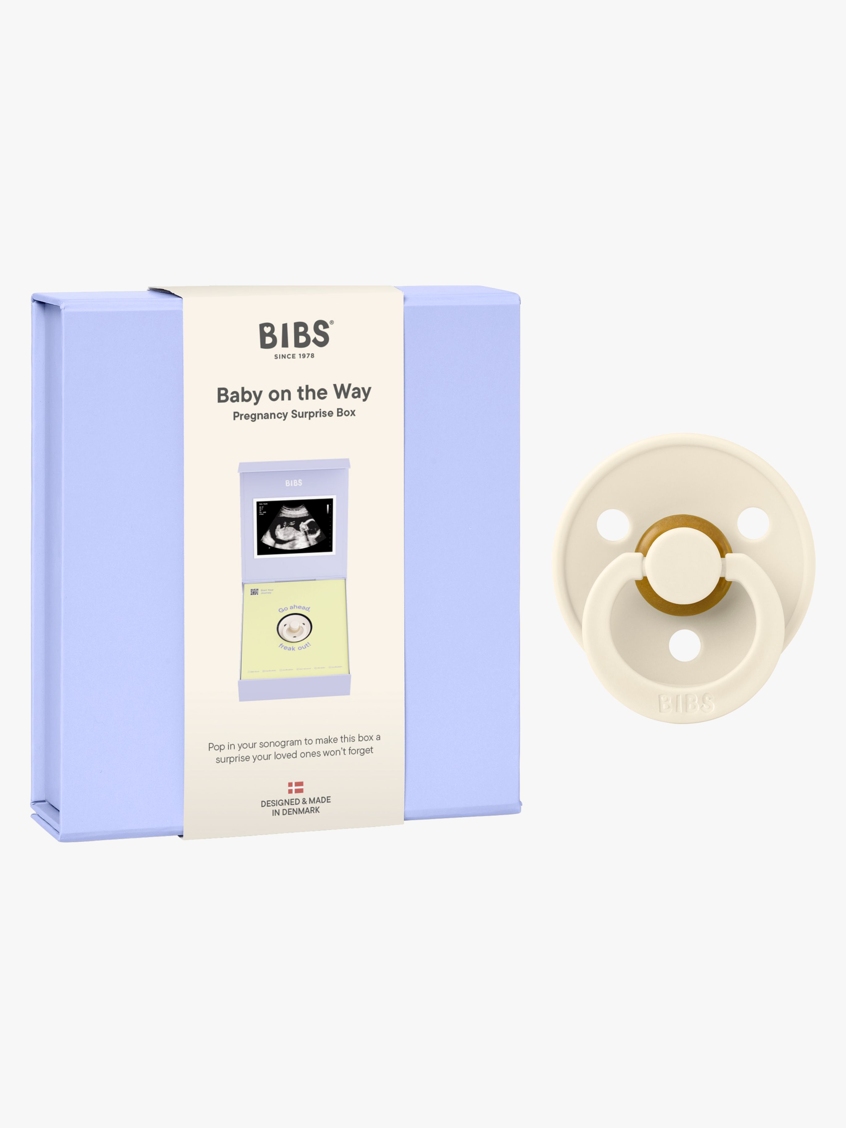 BIBS Baby On The Way Geschenkset Latex Größe 1, Ivory