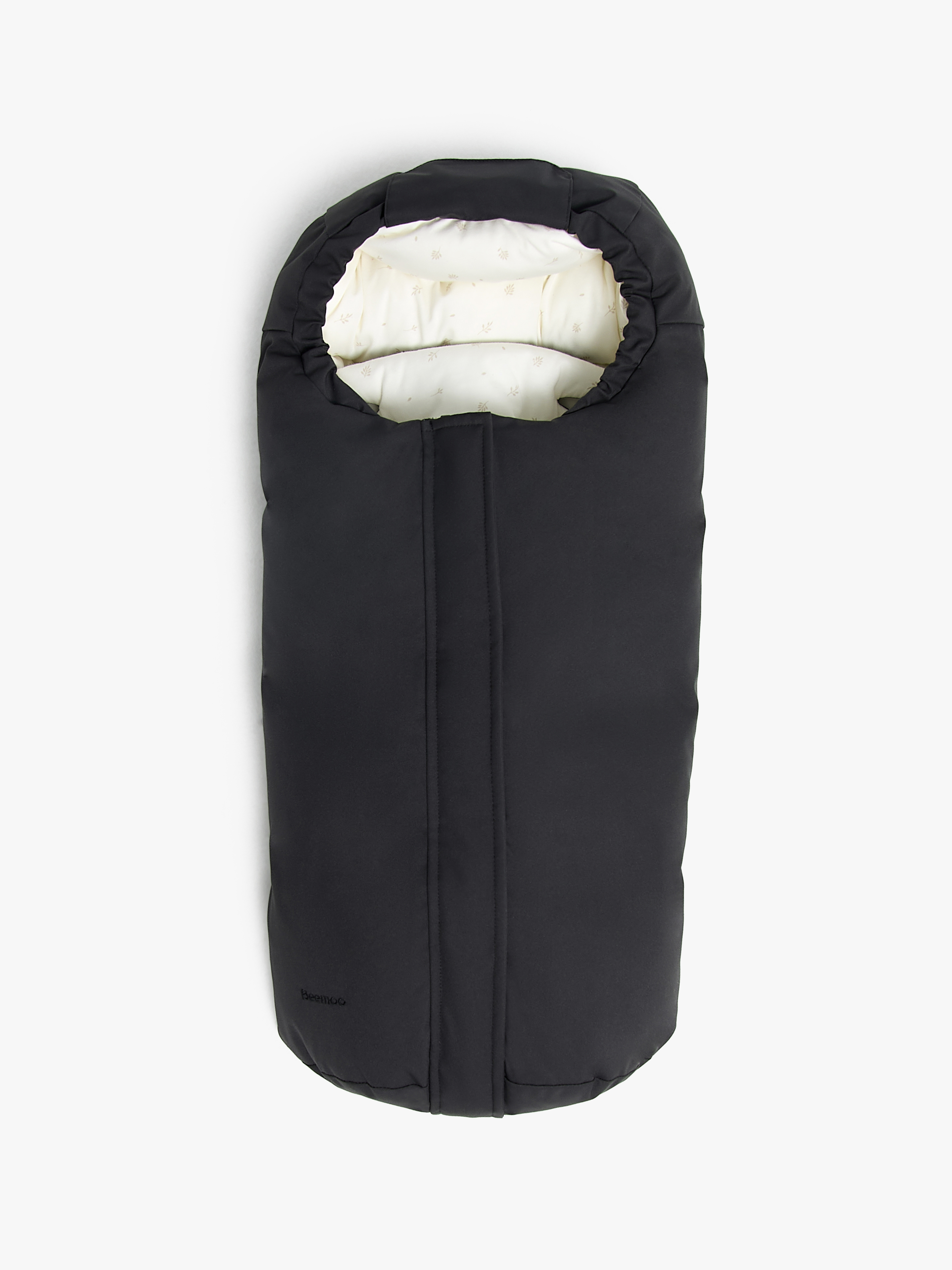 Beemoo Mini Winterfußsack, Black/Leaf, Winterfußsäcke