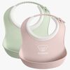 BabyBjörn Lätzchen Klein 2er Pack, Powder Green/Powder Pink