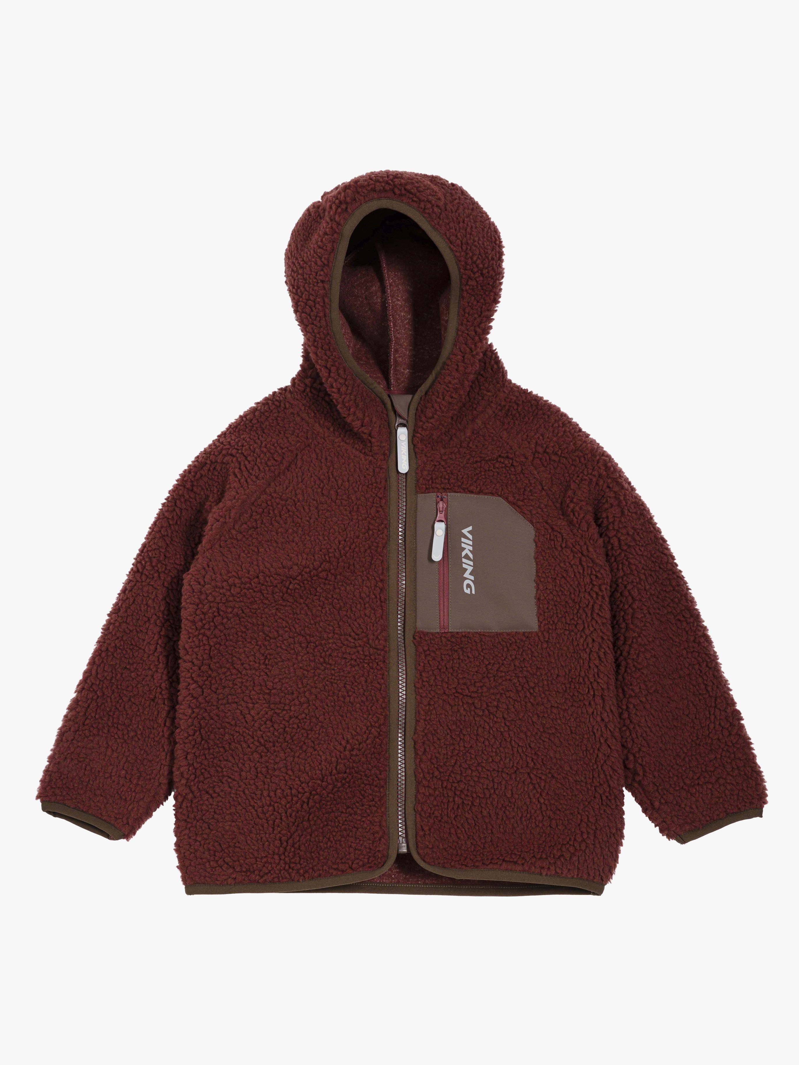 Viking x Kenza Teddyfleecejacke Wine, 98