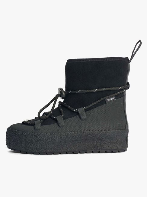 Tretorn Aspa Hybrid Jr Winterstiefel, Jet Black