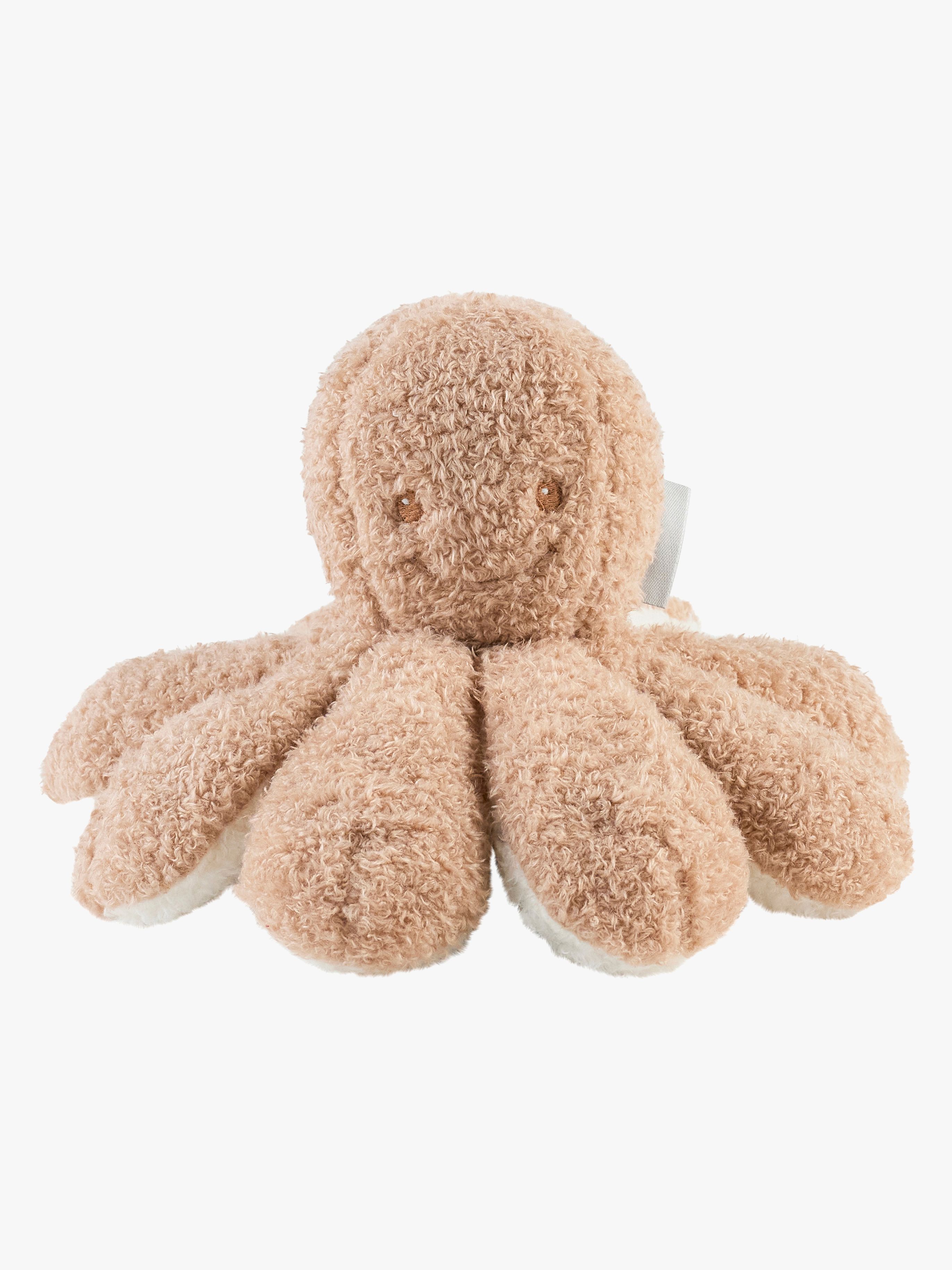 Nattou Teddy Rassel Tintenfisch, Caramel, Babyspielzeug