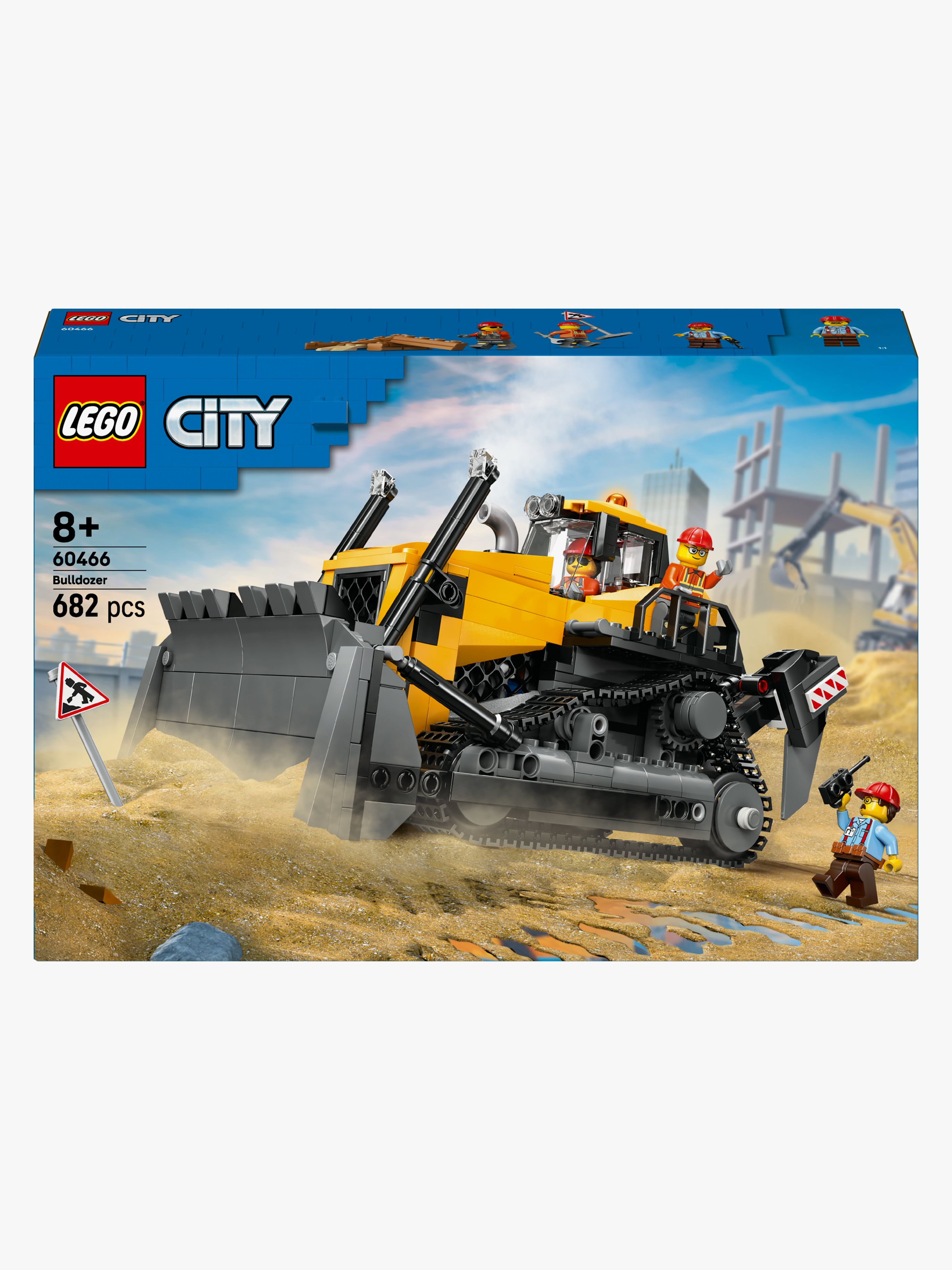 City 60466 Gelber Bulldozer