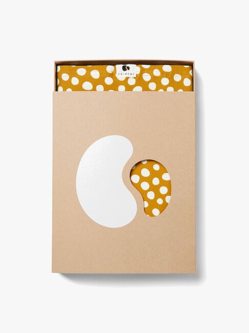 Coracor Tragetuch Abstract Dot, Mustard 