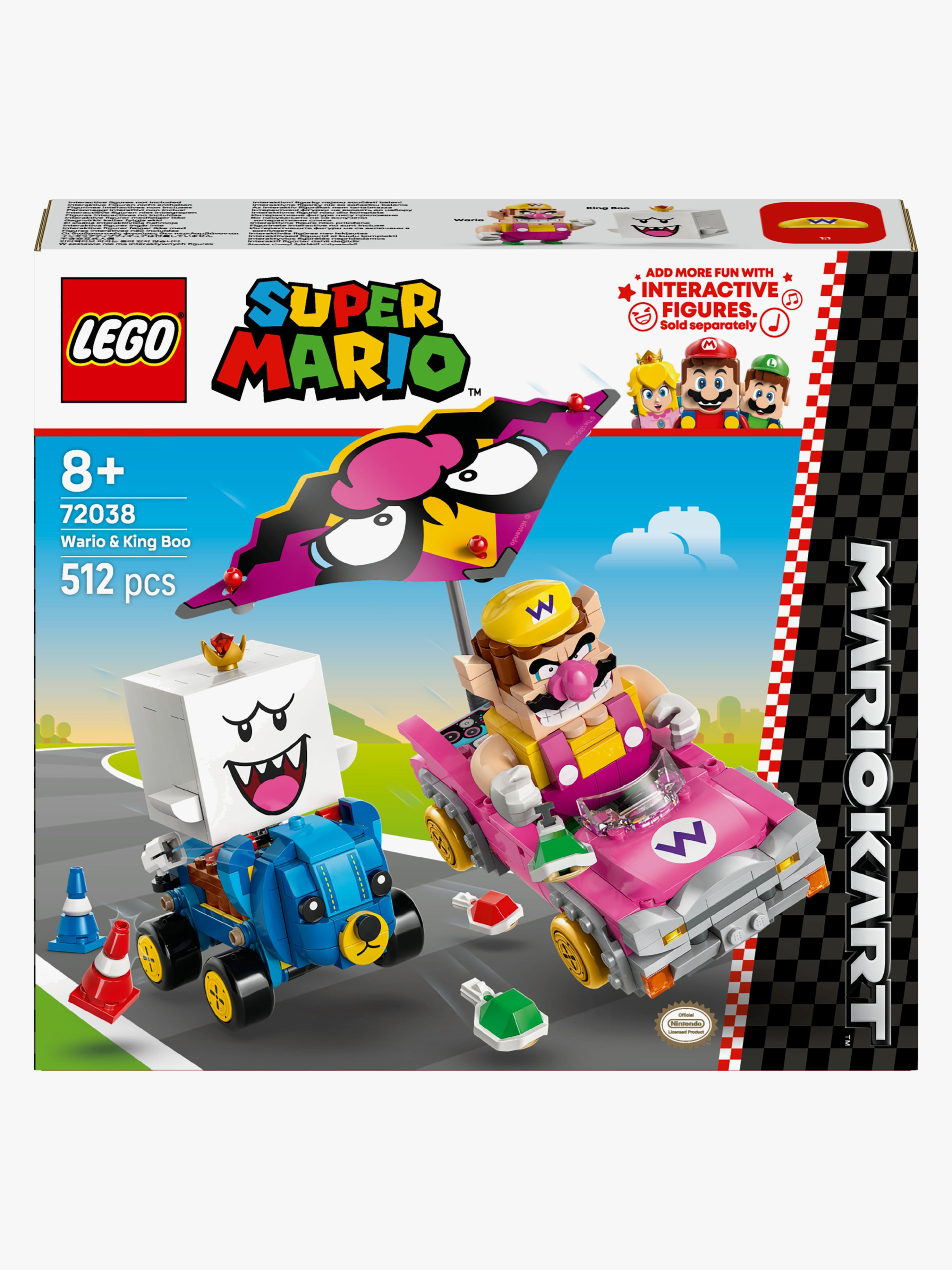 Super Mario 72038 Mario Kart – Wario & König Buu Huu