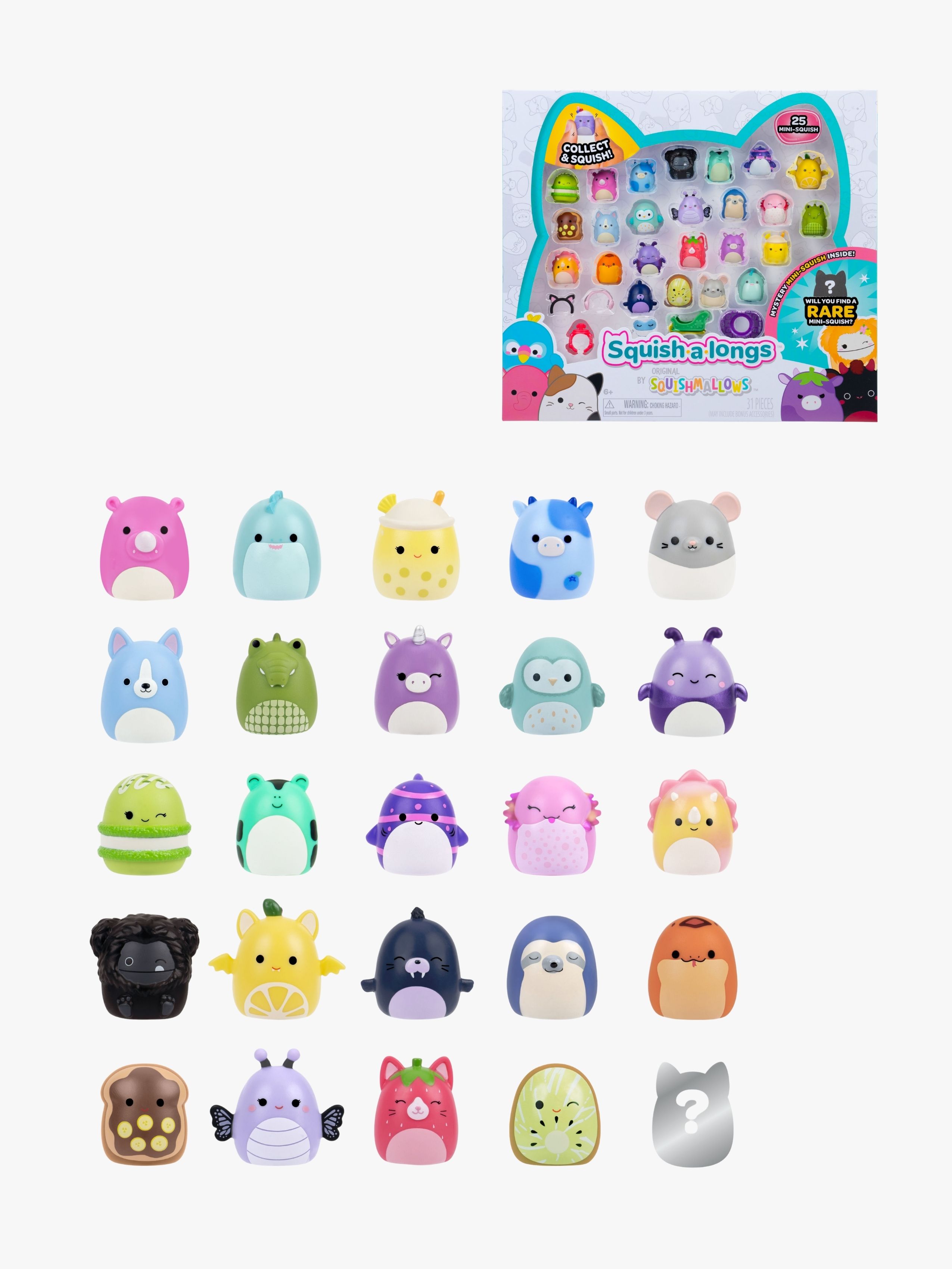 Squishalongs S7 Spielset 25-Pack 2,5 cm