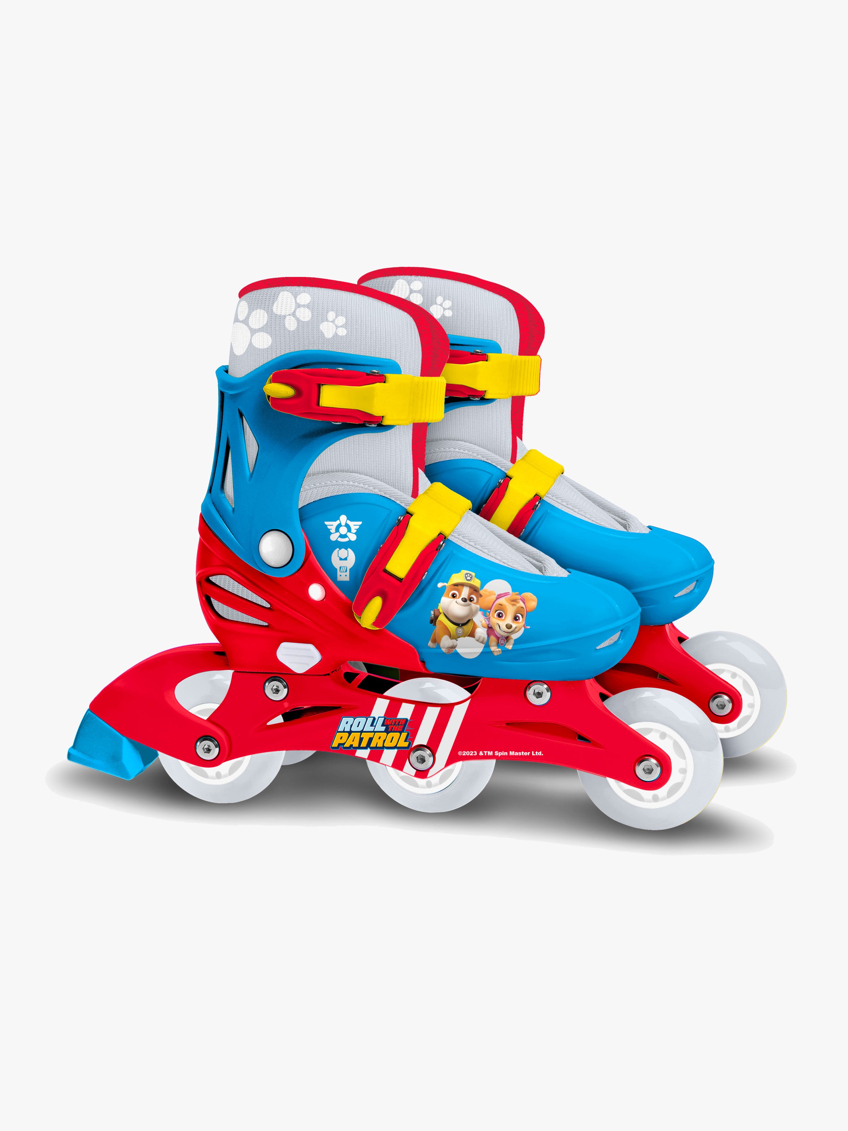 Stamp Paw Patrol Verstellbare 2-in-1 Inlineskates Größe 27-30, Blau/Rot