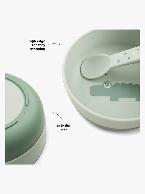 Done By Deer Foodie Schüssel Croco, Grün