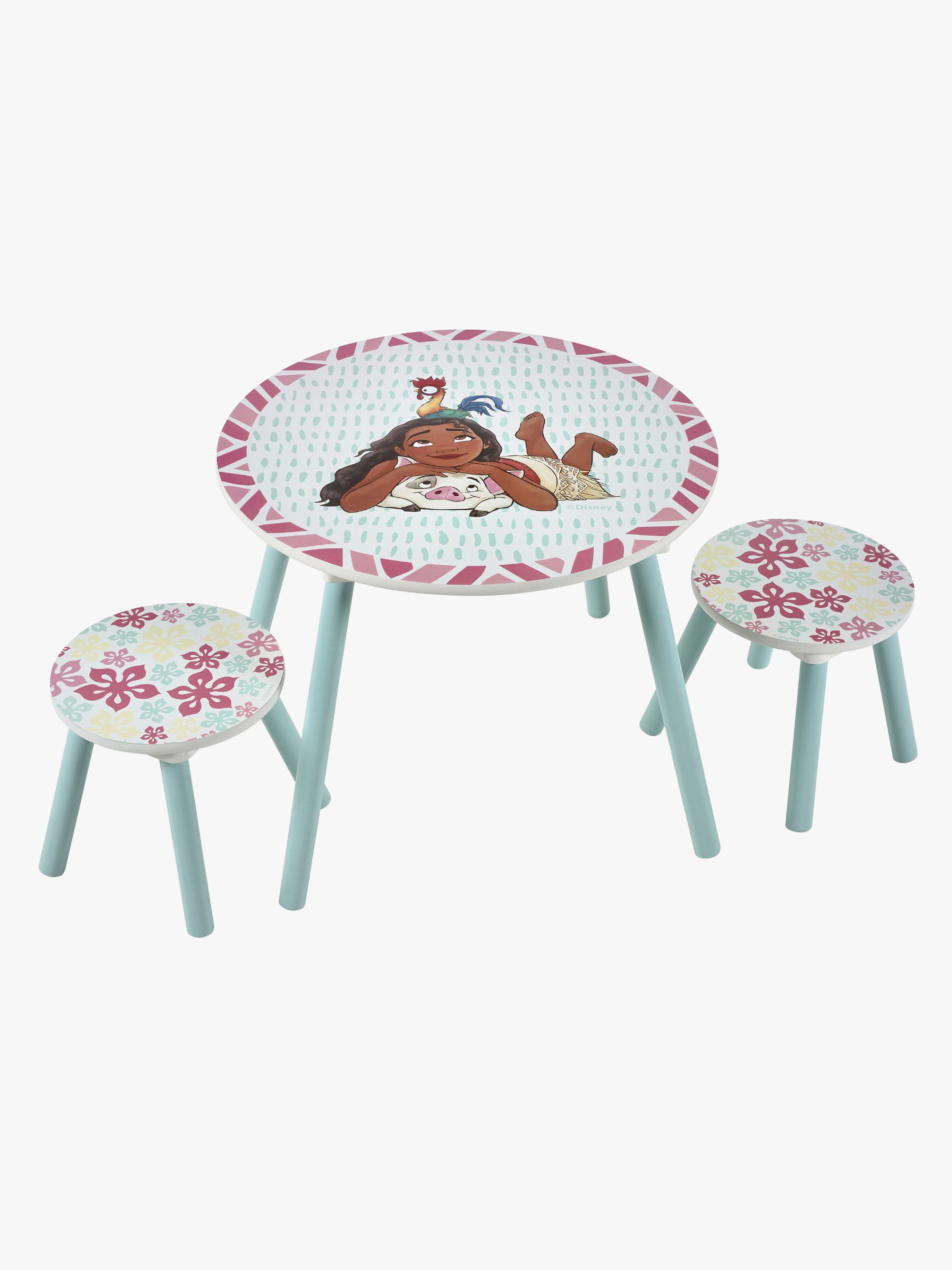 Disney Vaiana Tisch und Stühle, Blau
