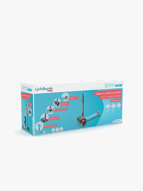 Chillafish Scotti Glow Tretroller, Blue