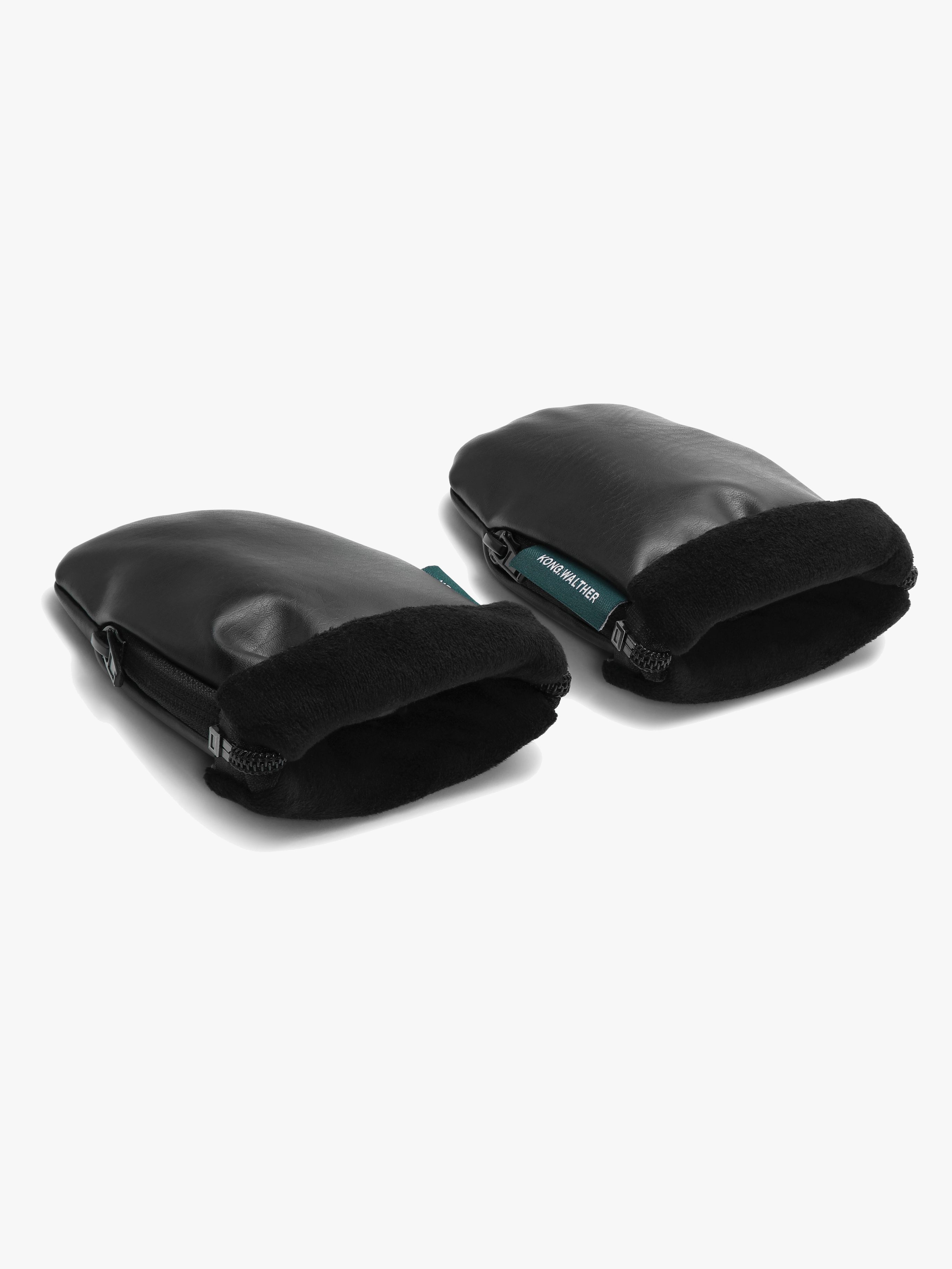 KONG.WALTHER Østerbro Mini Kinderwagen-Fäustlinge, Black