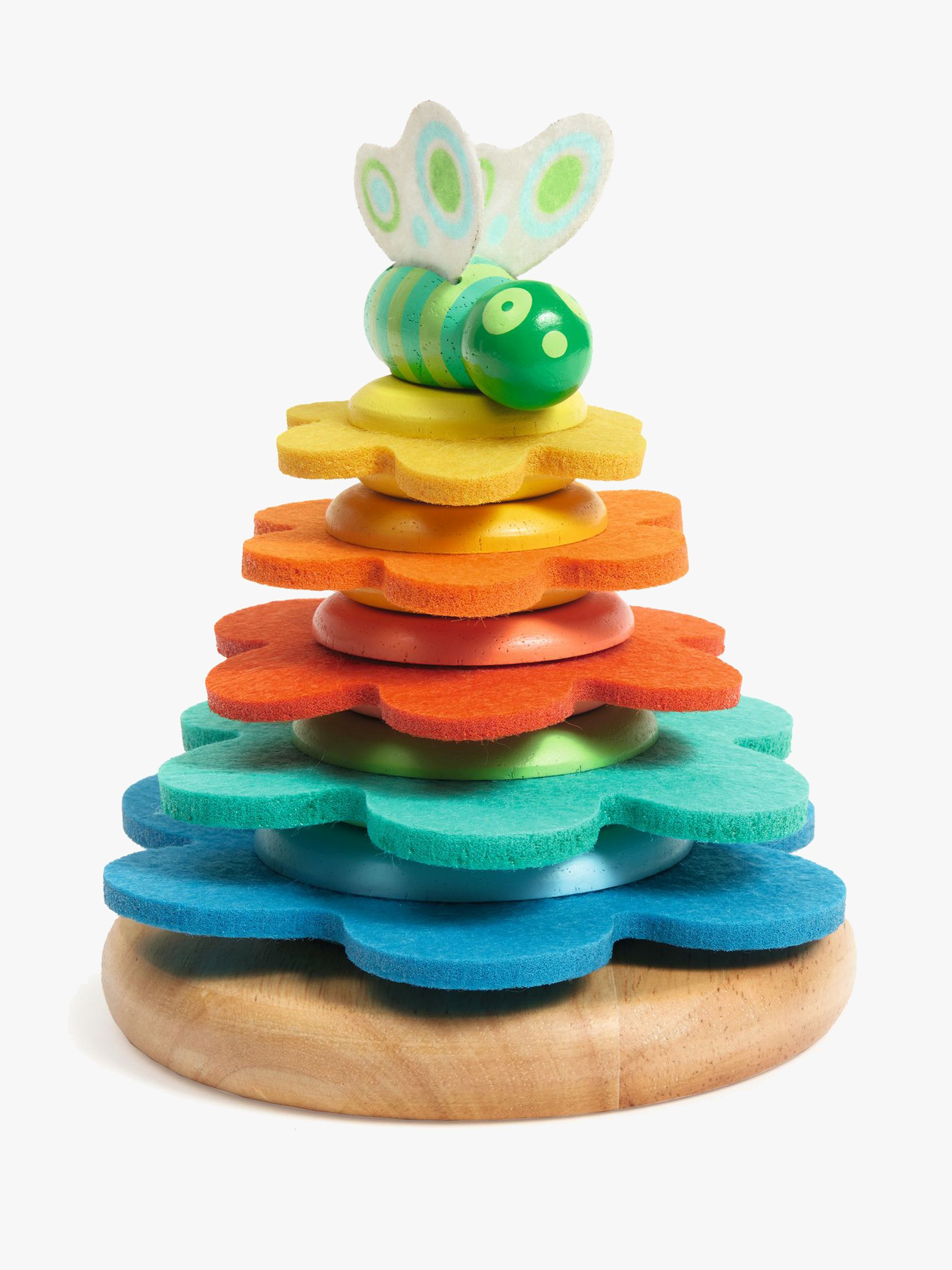 Djeco Butterflower Stapelturm, Babyspielzeug