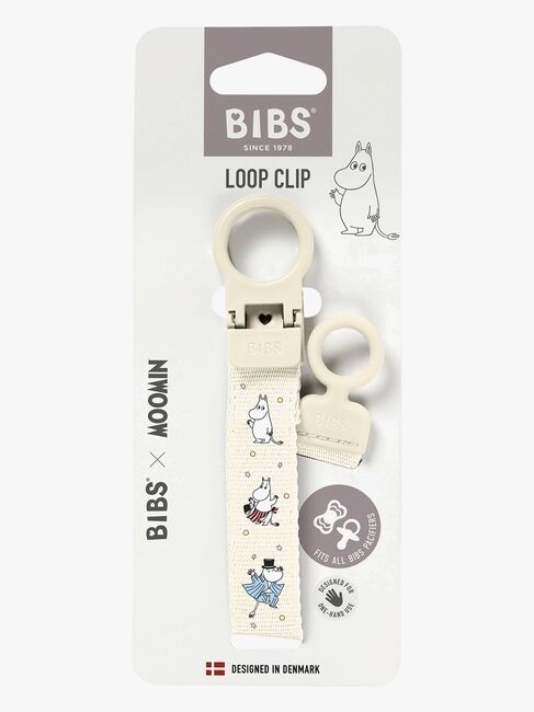 BIBS x Moomin Loop Schnullerkette, Ivory