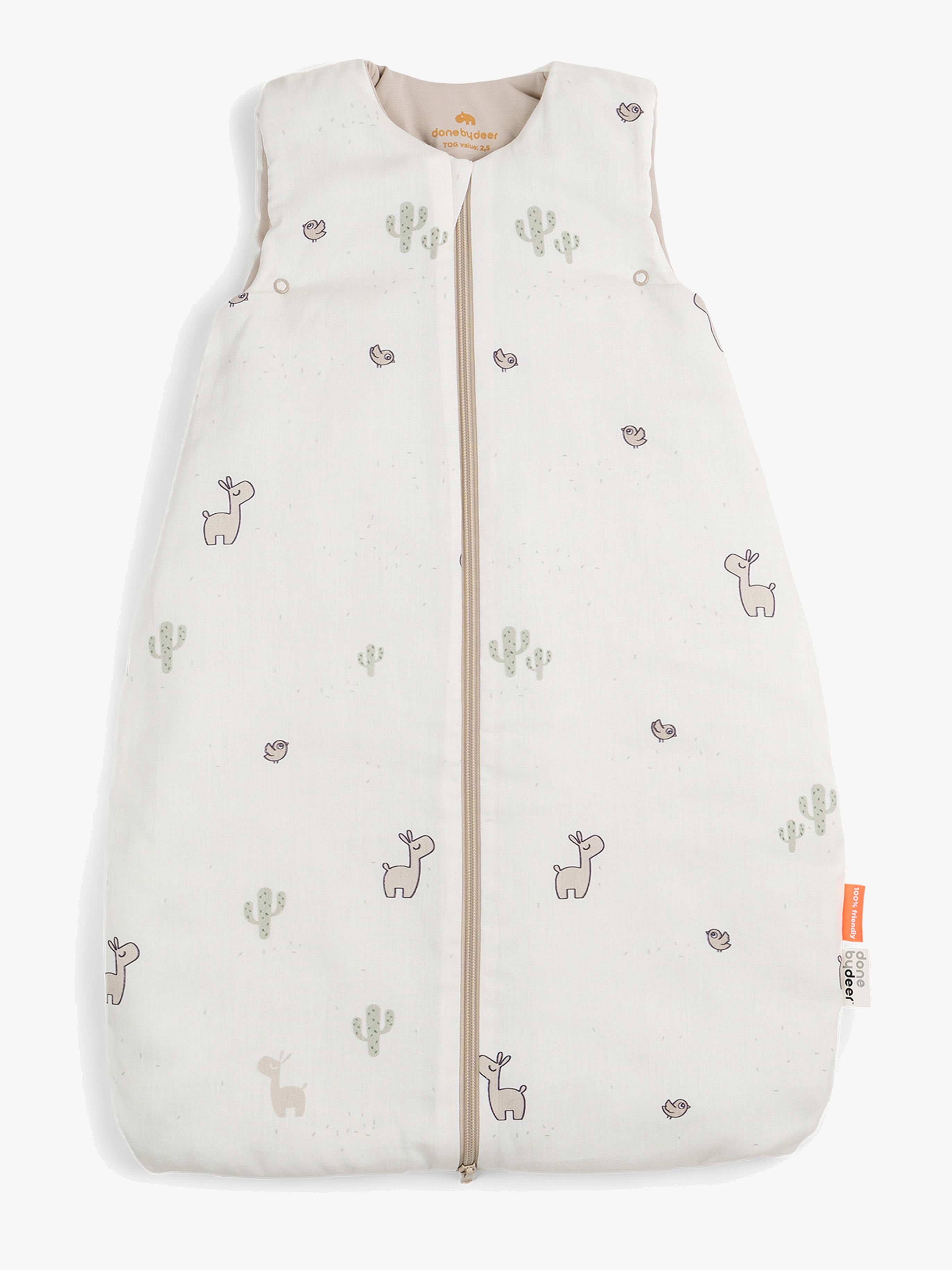 Done By Deer Lalee Schlafsack 0-5 Monate TOG 2.5, Sand