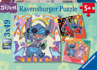 Ravensburger Disney Stitch Puzzles 3x49 Teile