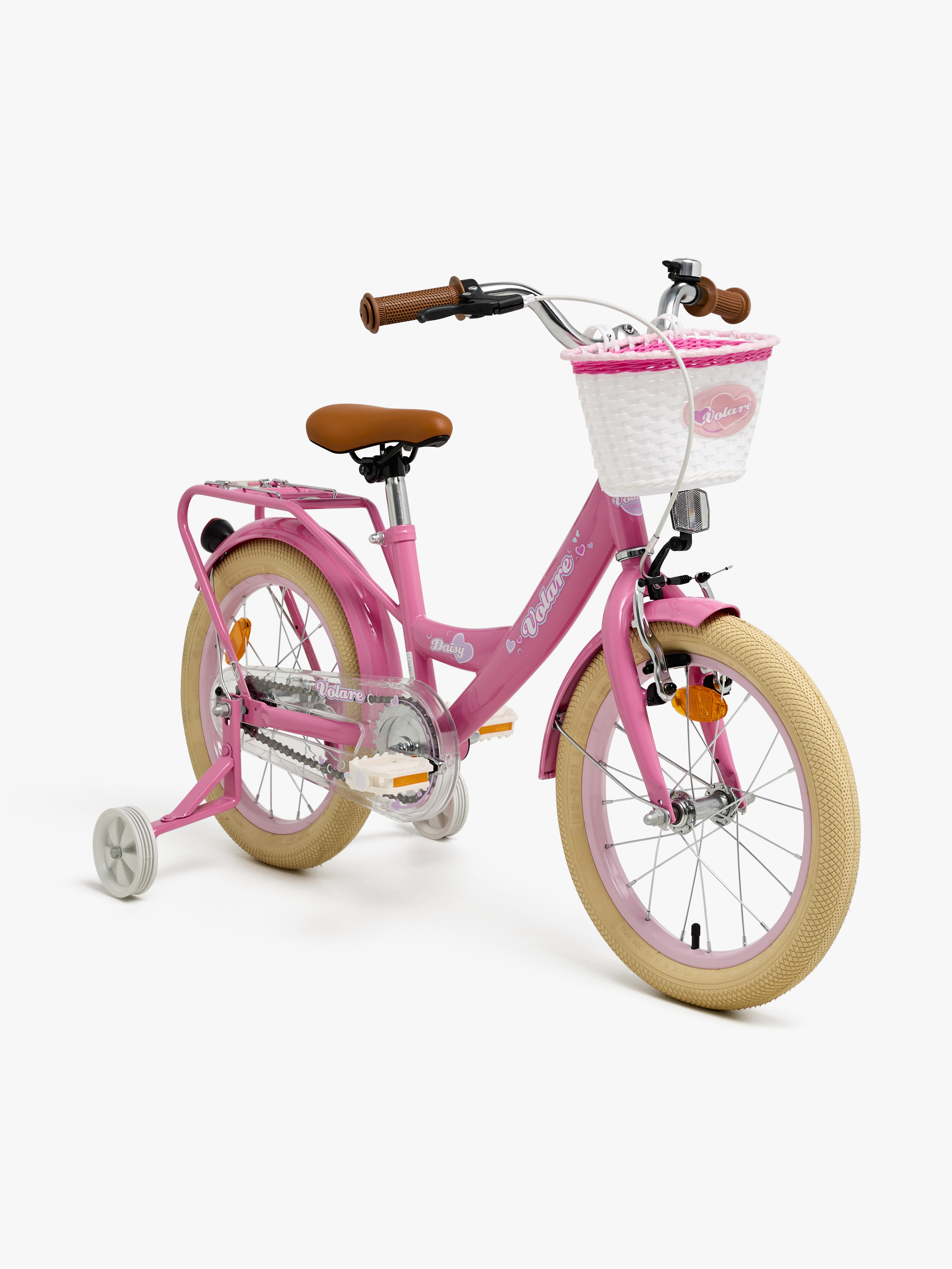 Volare Daisy Kinderfahrrad 16 Zoll, Rosa