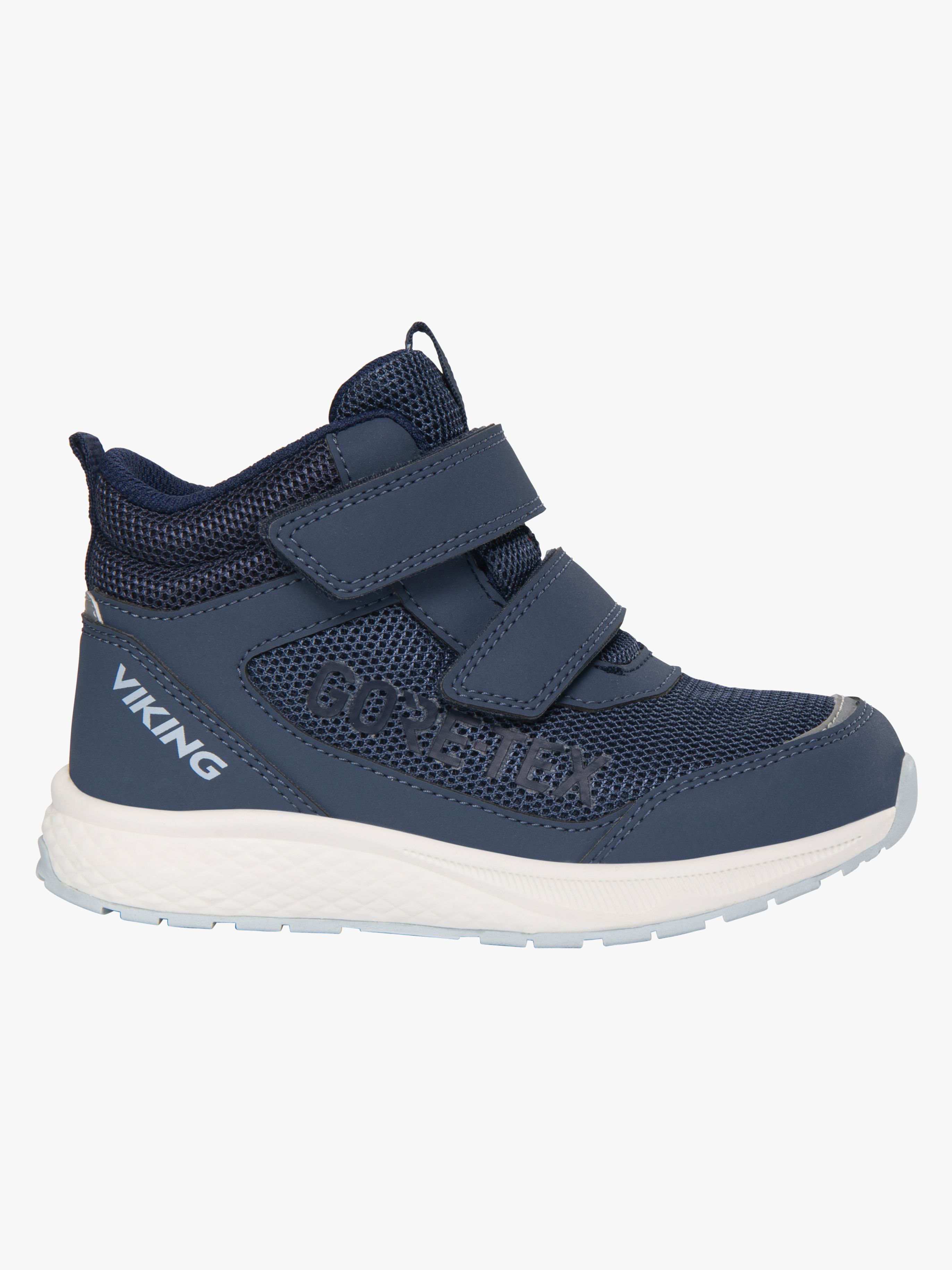 Viking Bouncy Mid 2V GTX Kinder Sneaker, Dark Blue, 23, Kinderschuhe