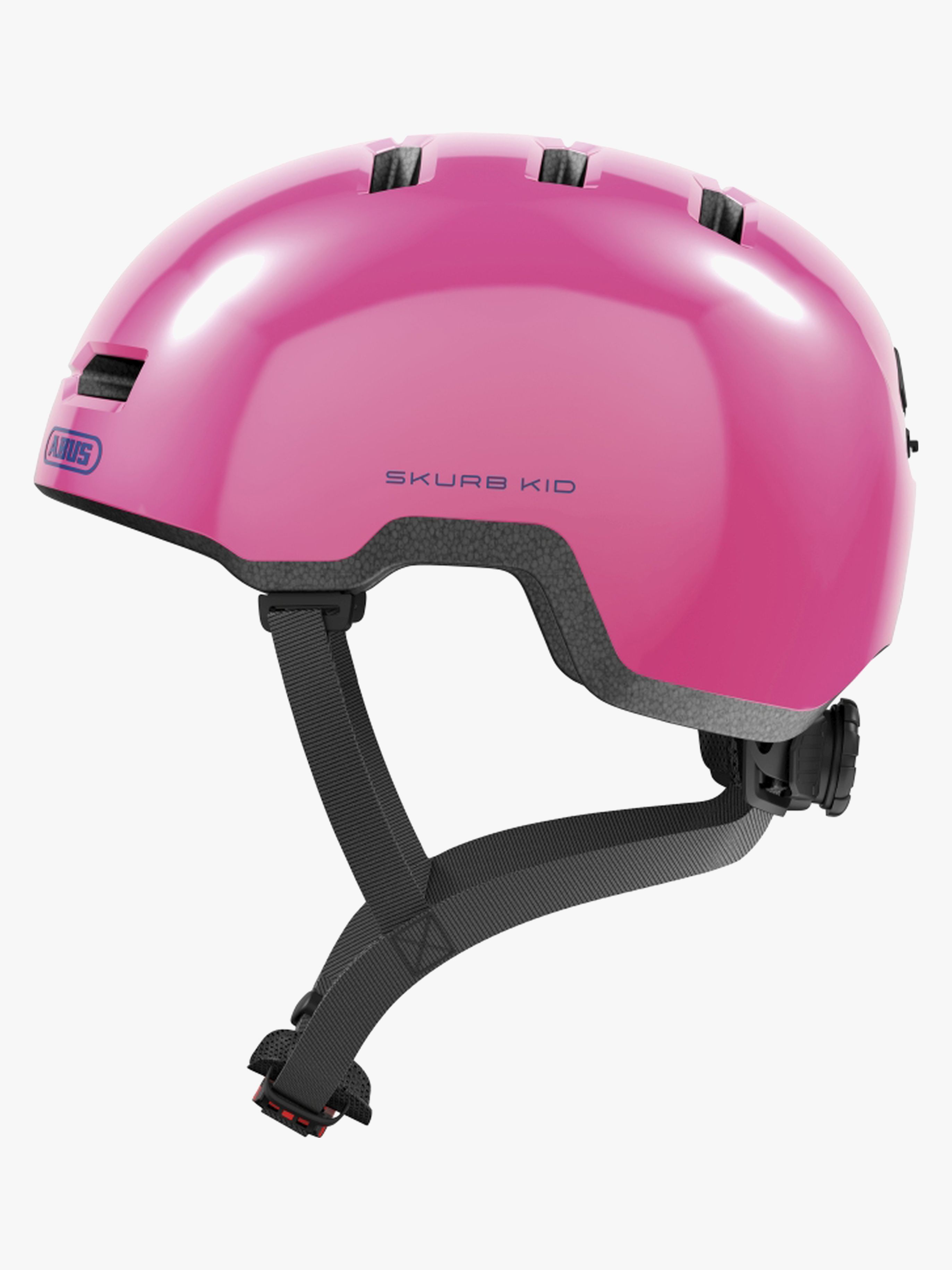 ABUS Skurb Kid Helm, Shiny Pink, 50-55