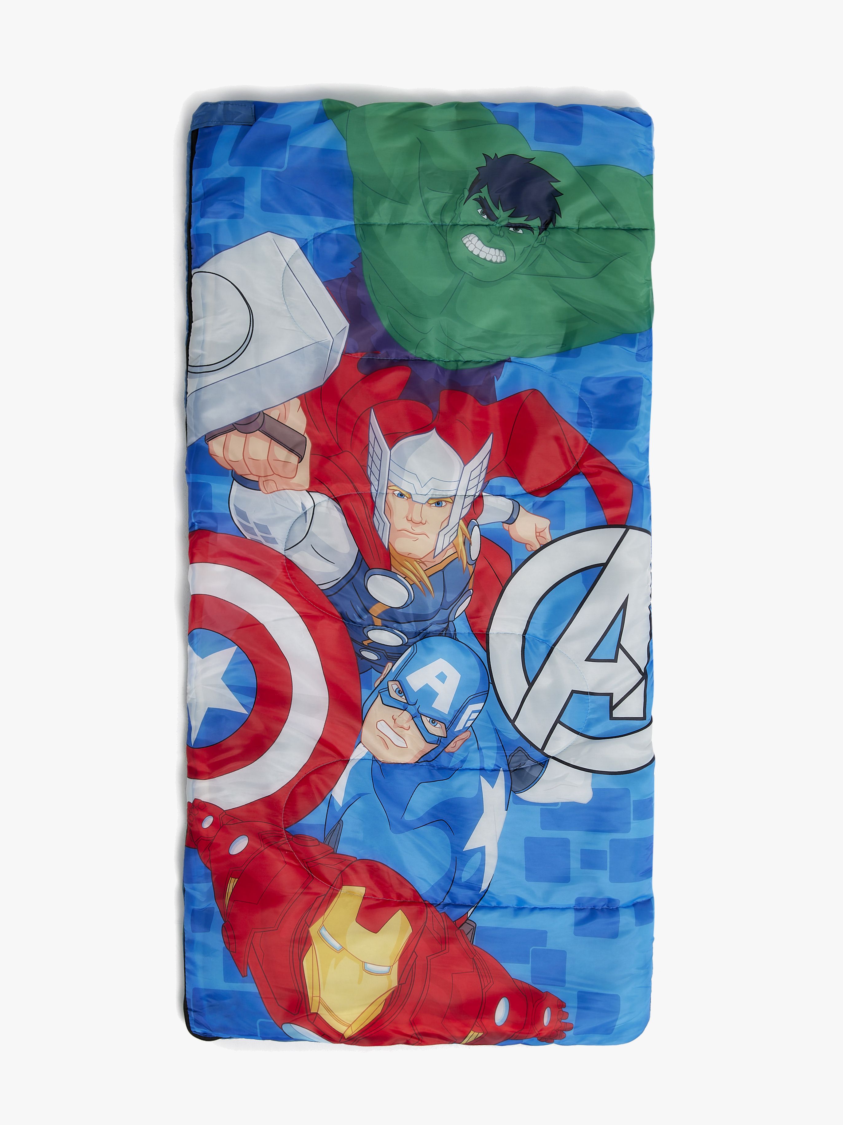 Marvel Avengers The Avengers Schlafsack 70x140 cm, Blau