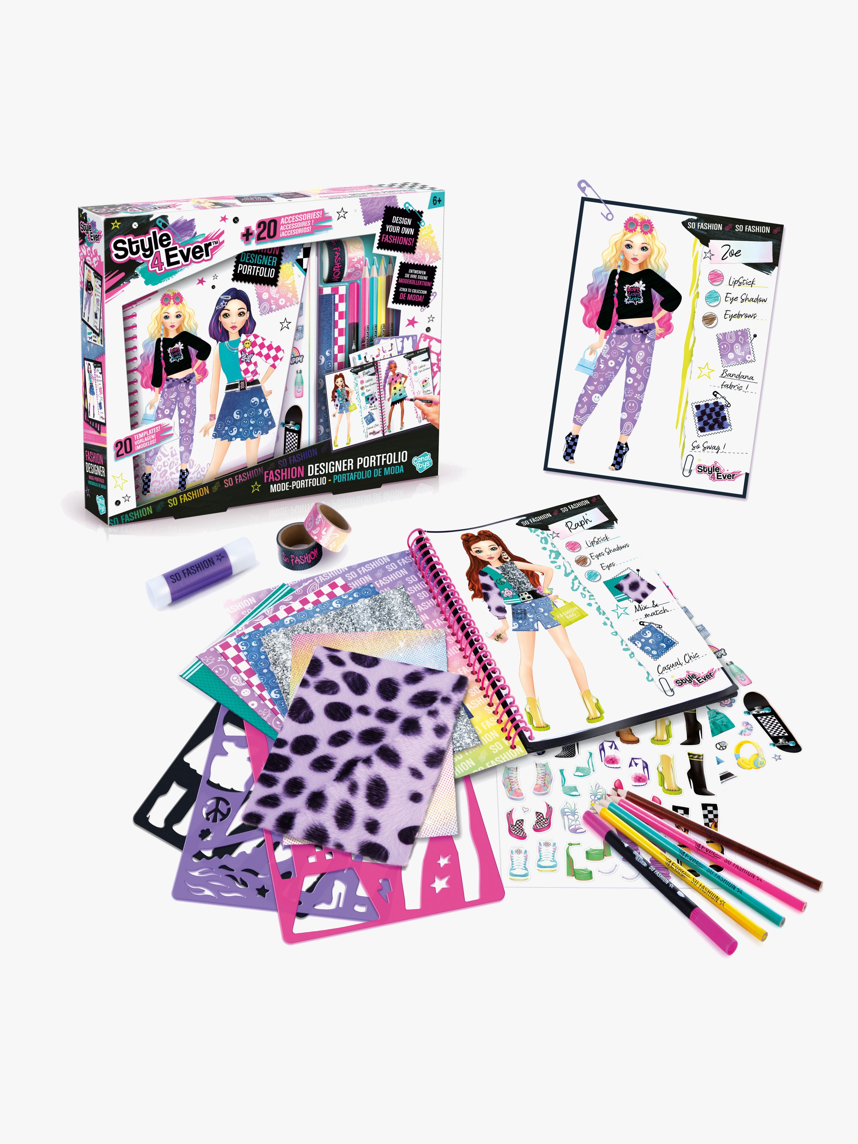 Style4Ever Fashion Designer Portfolio Bastelset